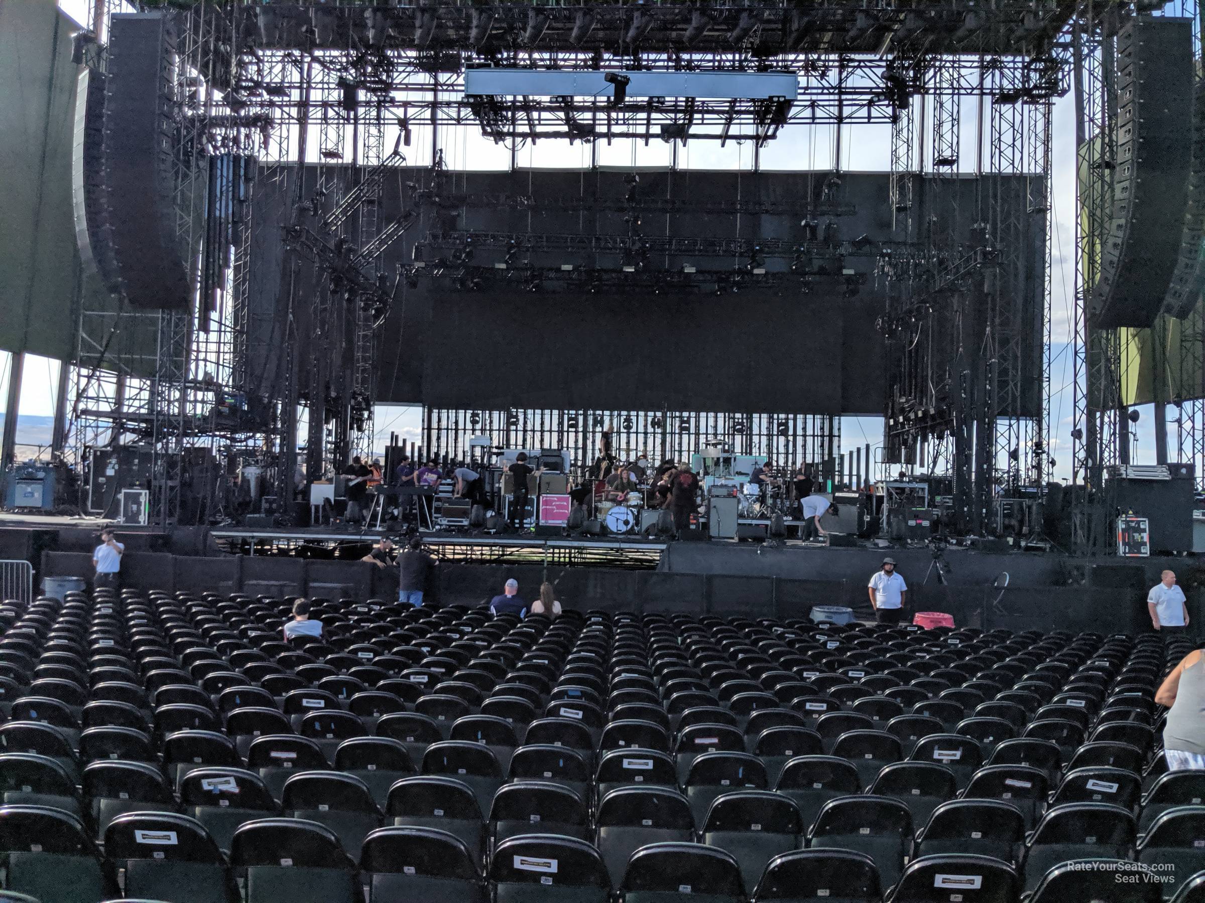 section 102, row 19 seat view - gorge amphitheatre