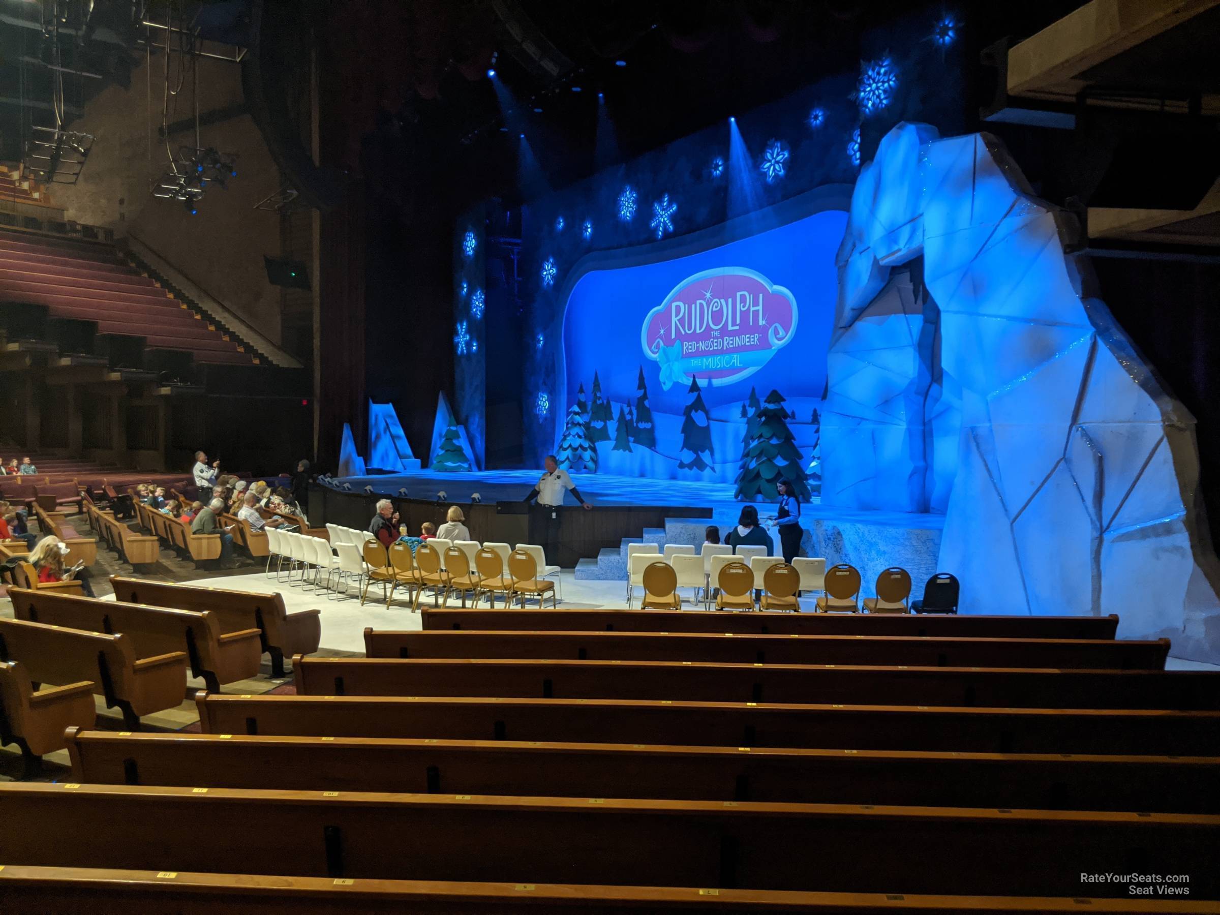 section 1, row k seat view  - grand ole opry house