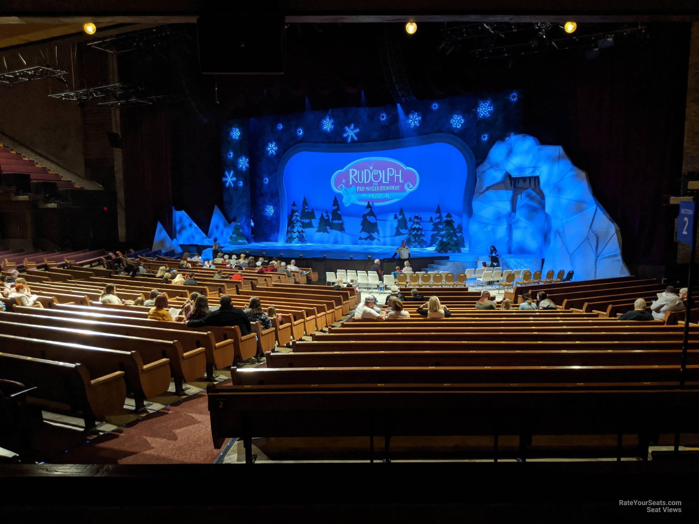 section 10, row v seat view  - grand ole opry house
