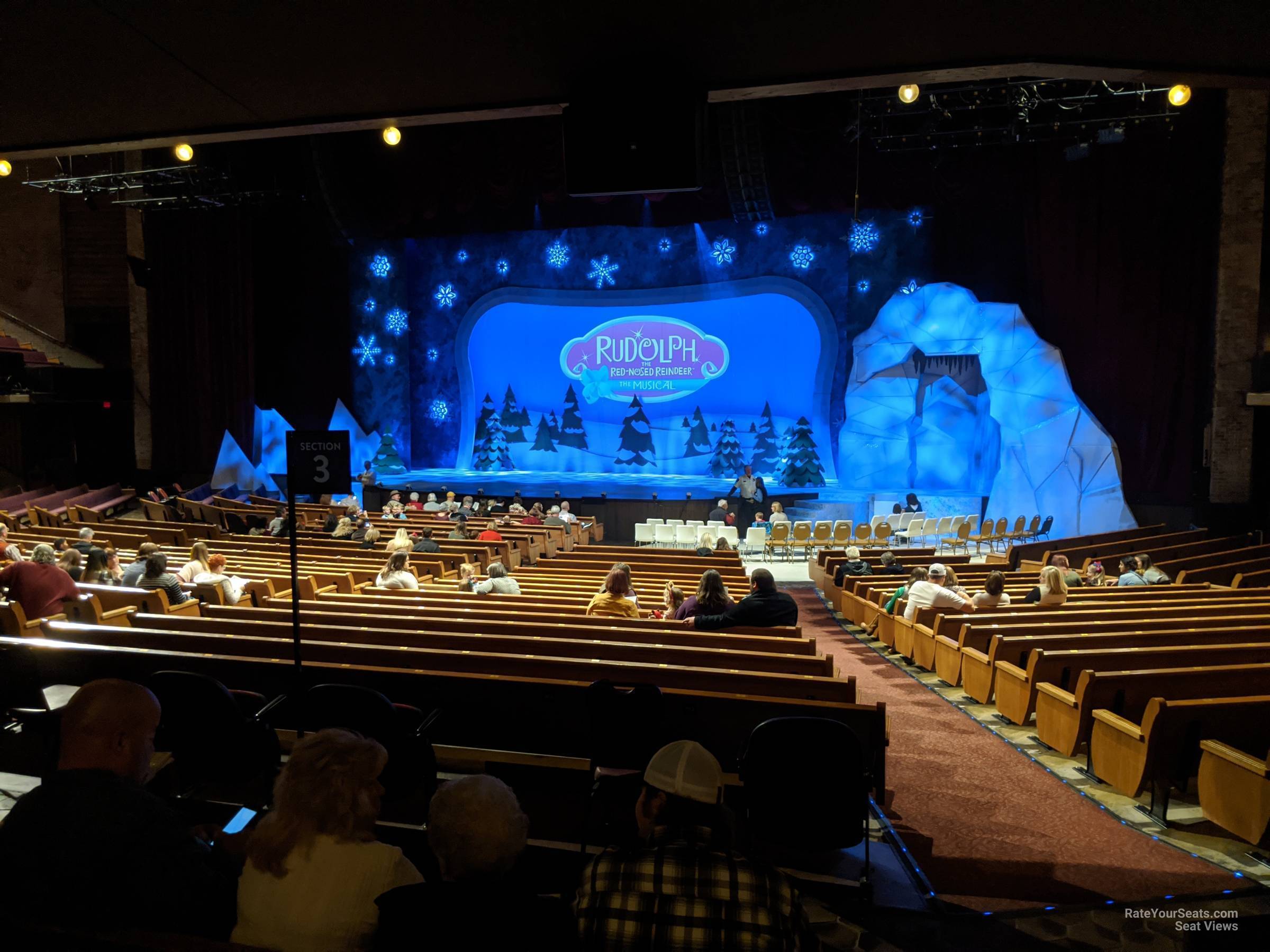 section 11, row v seat view  - grand ole opry house