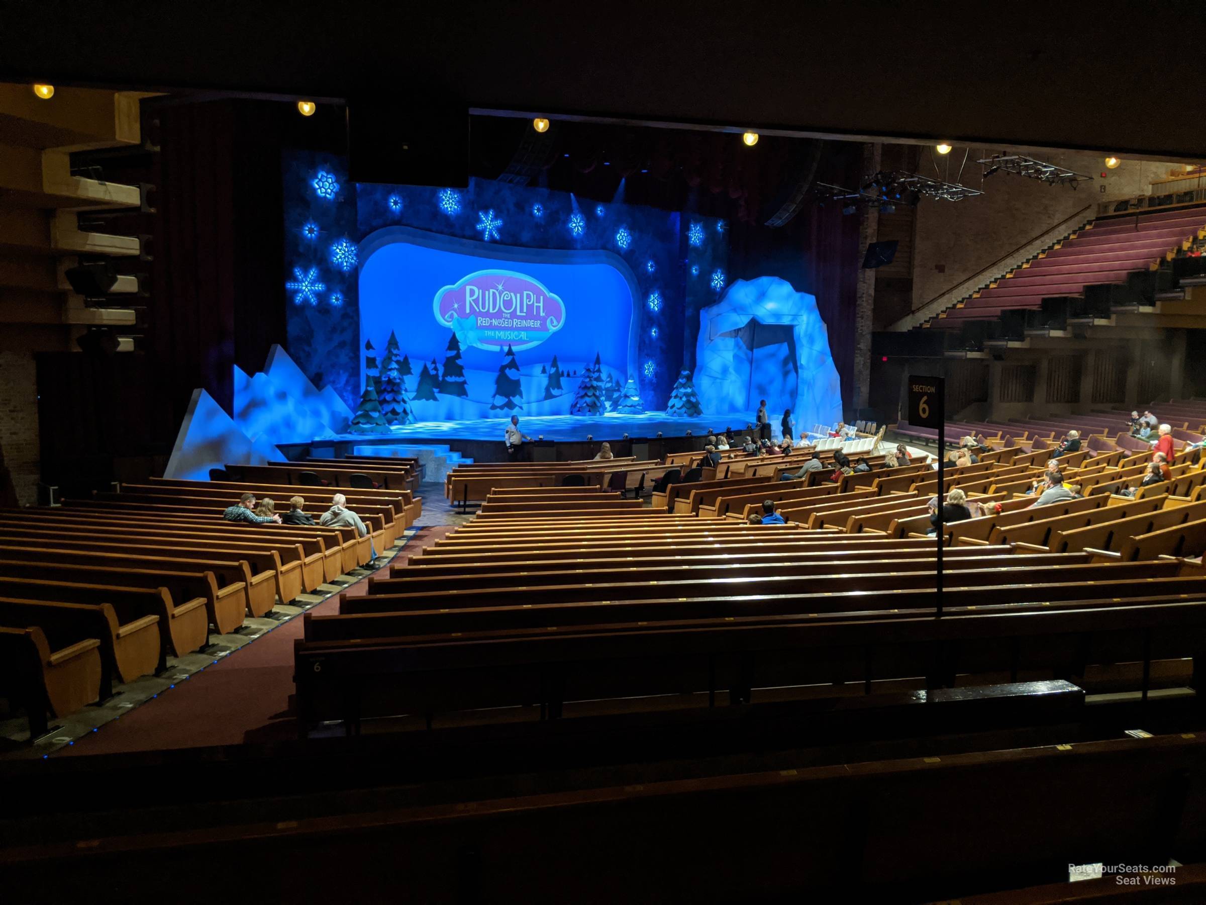 section 14, row w seat view  - grand ole opry house