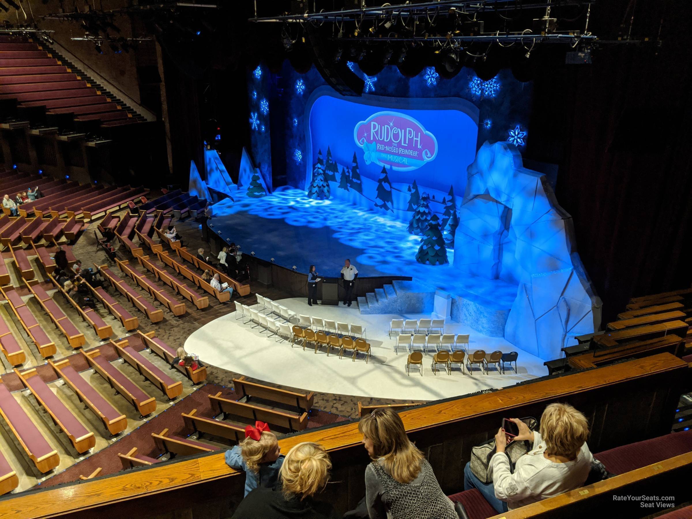 section 17, row d seat view  - grand ole opry house