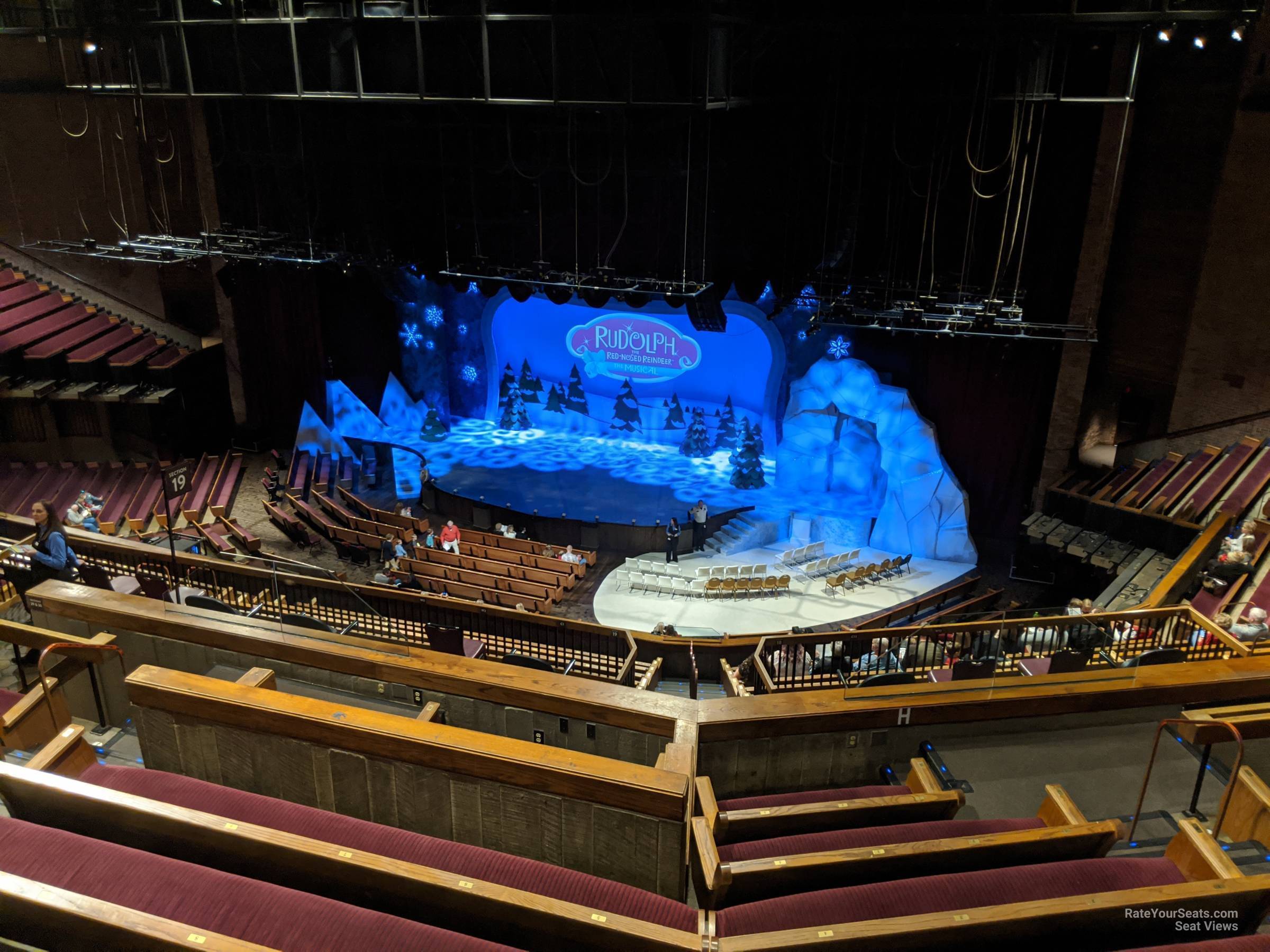 section 29, row p seat view  - grand ole opry house