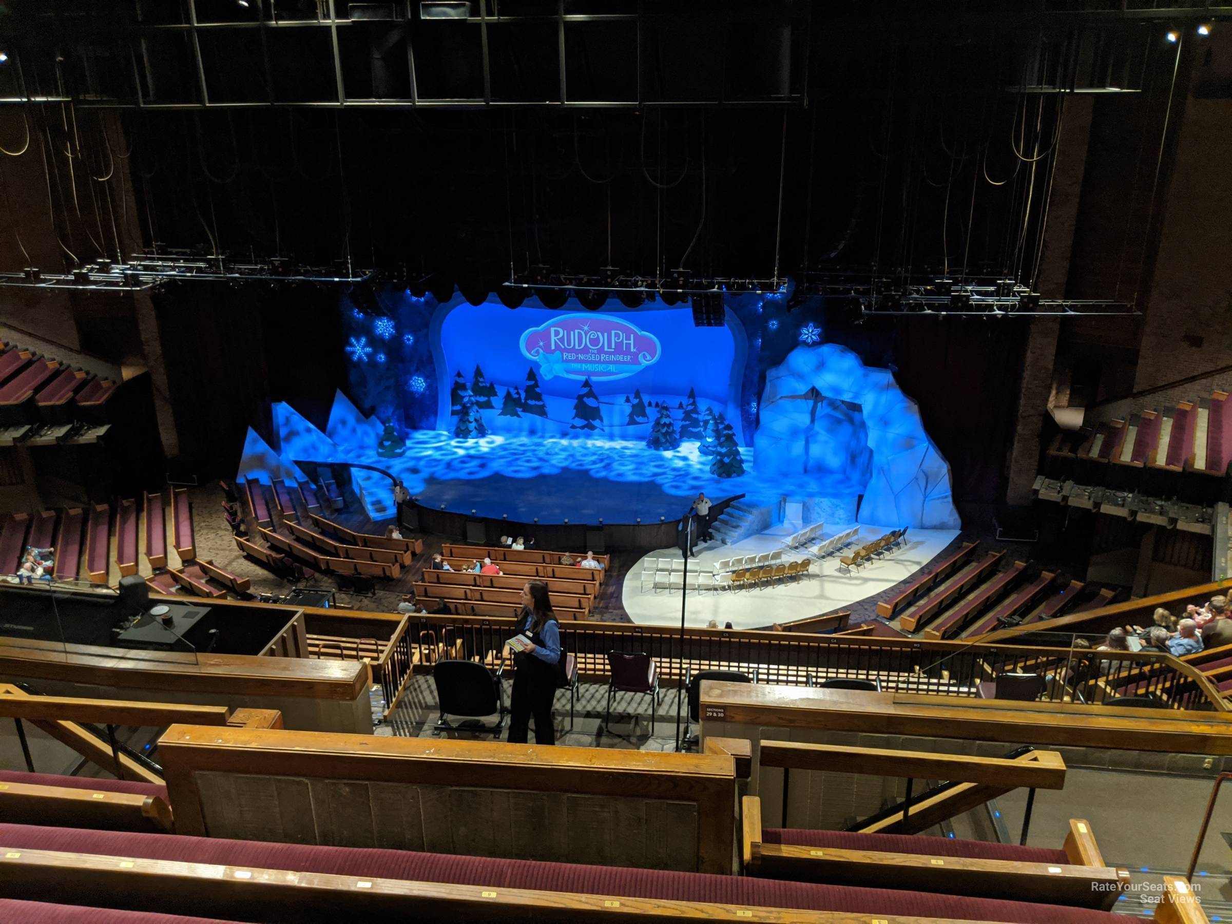 section 30, row p seat view  - grand ole opry house