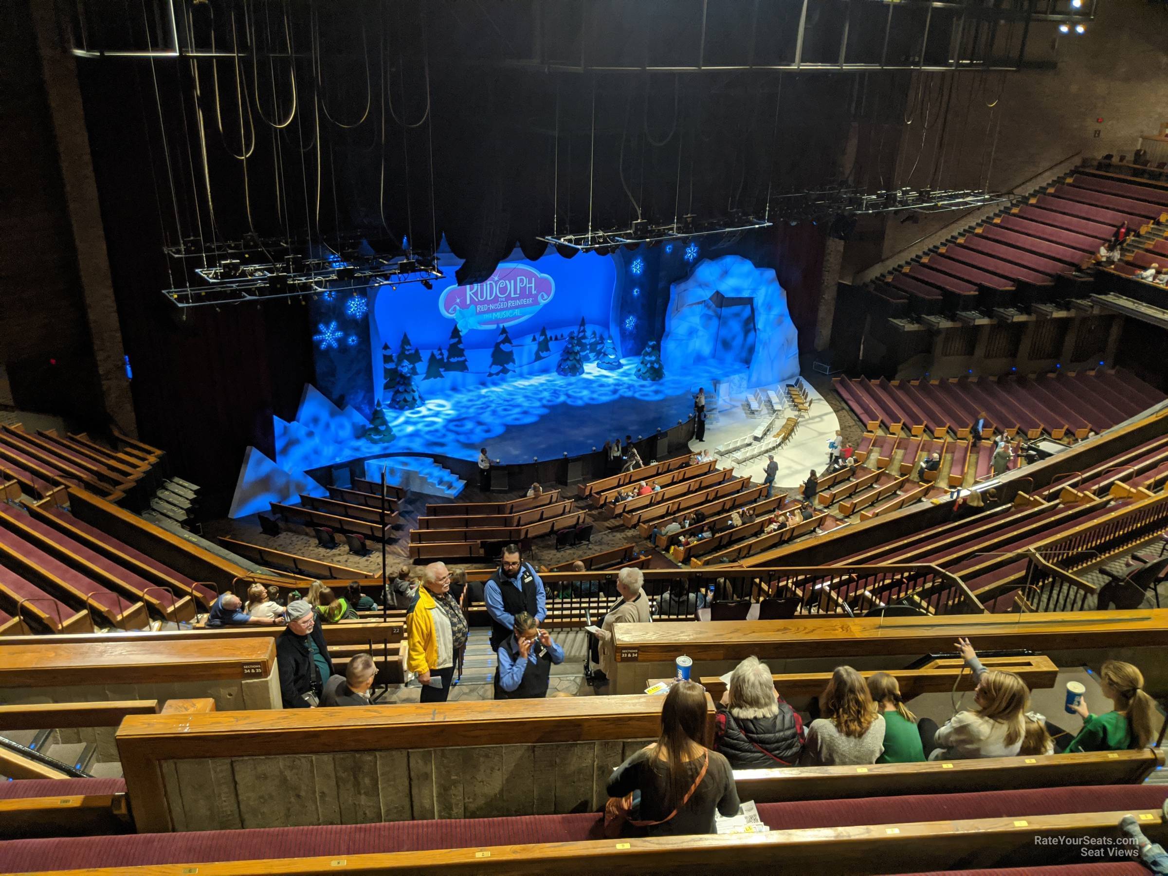 section 34, row p seat view  - grand ole opry house