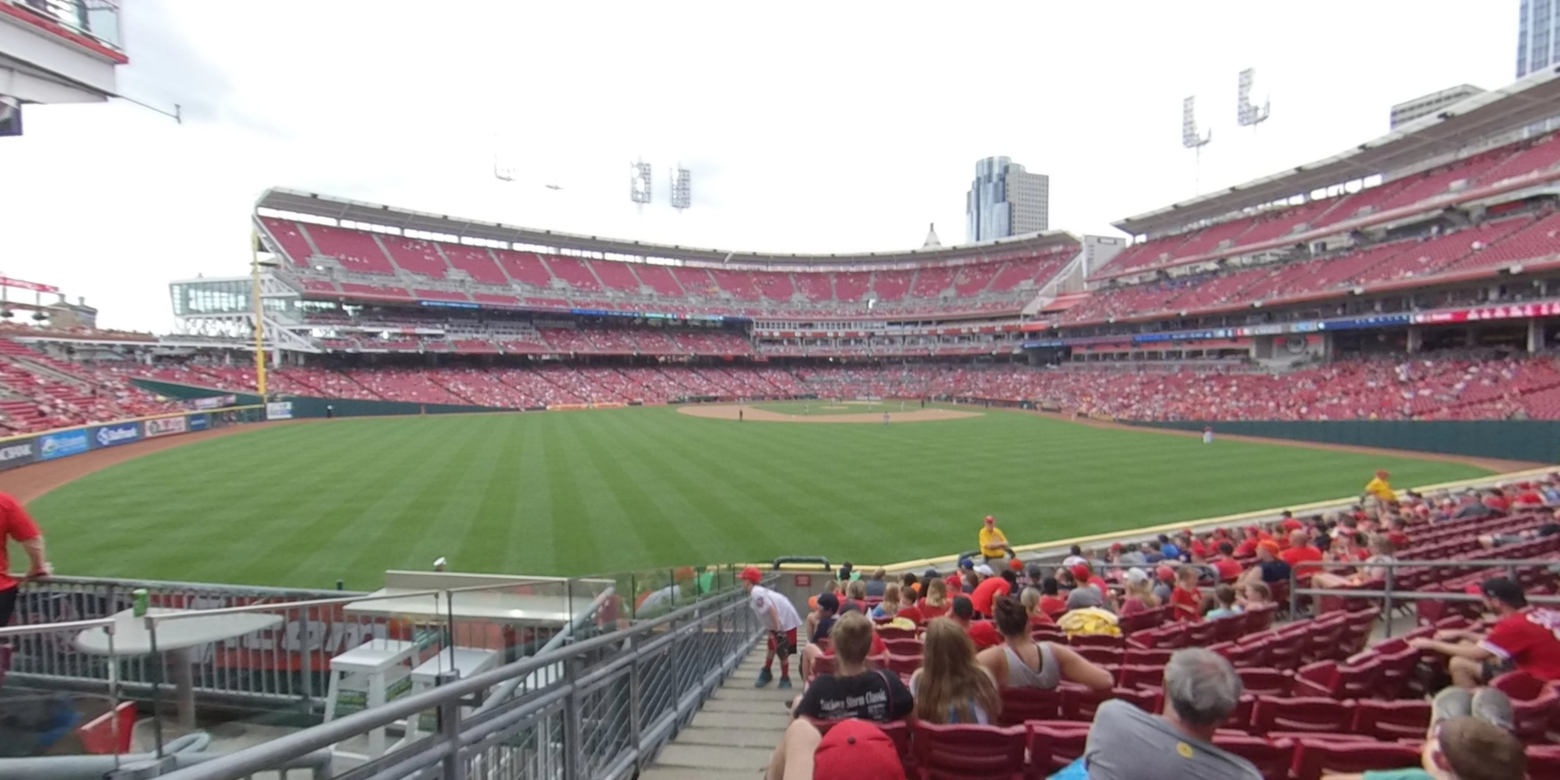 section 101 panoramic seat view  for baseball - great american ball park