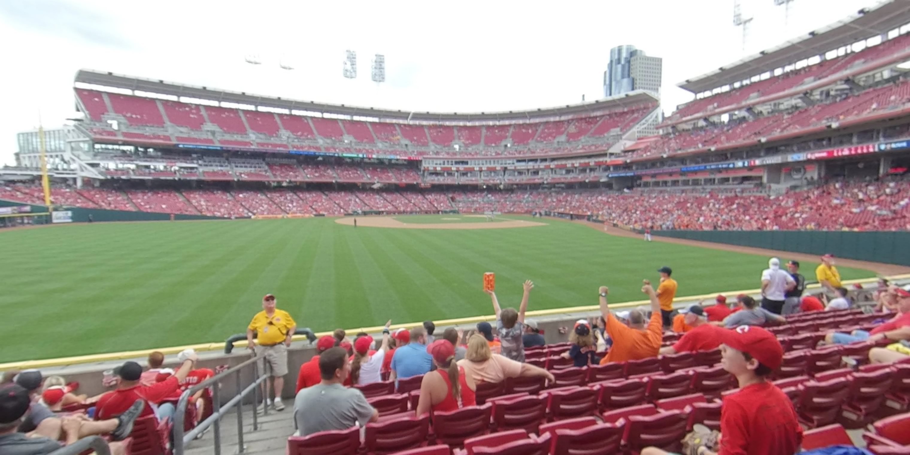 section 102 panoramic seat view  for baseball - great american ball park