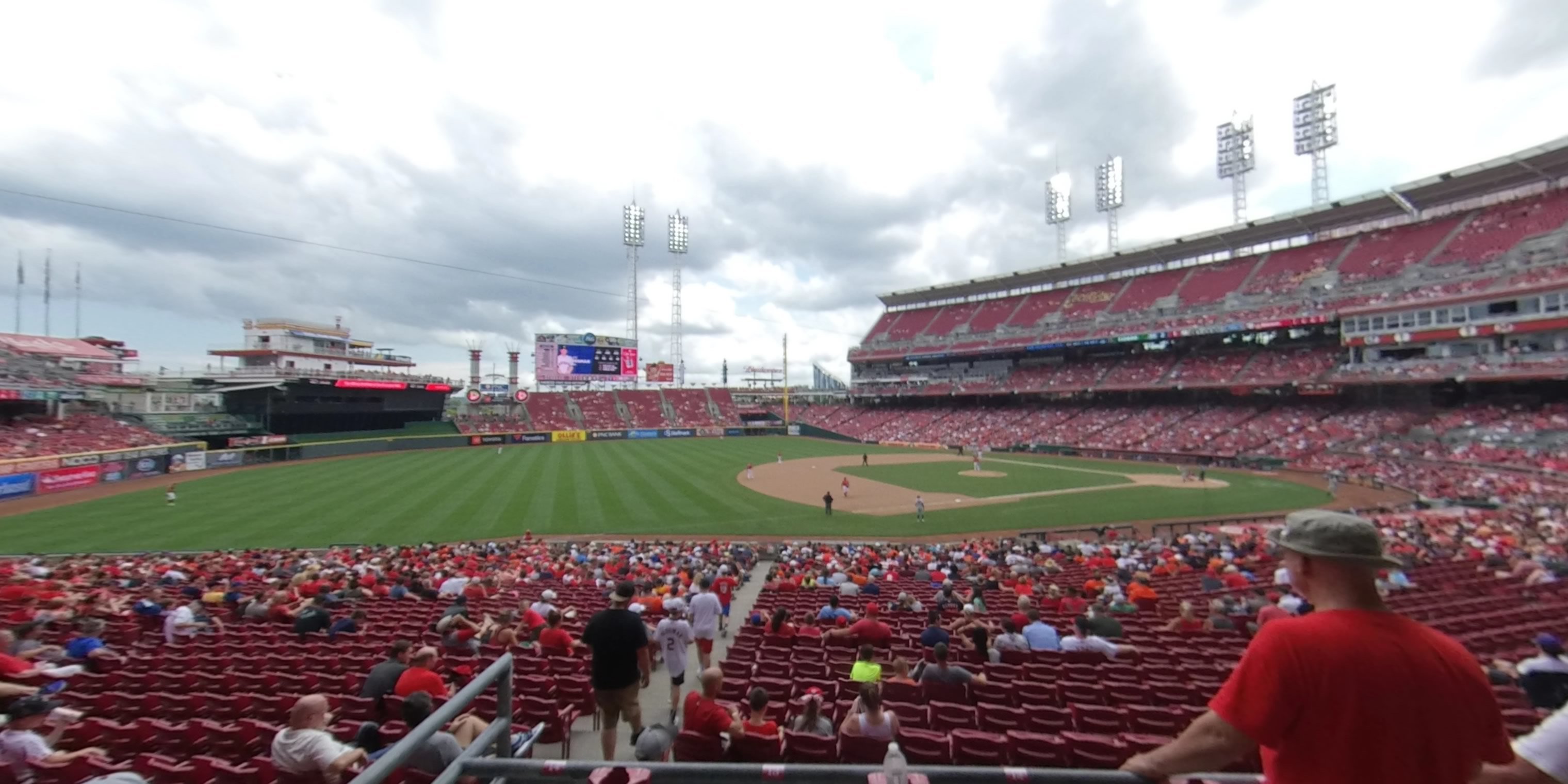 section 112 panoramic seat view  for baseball - great american ball park