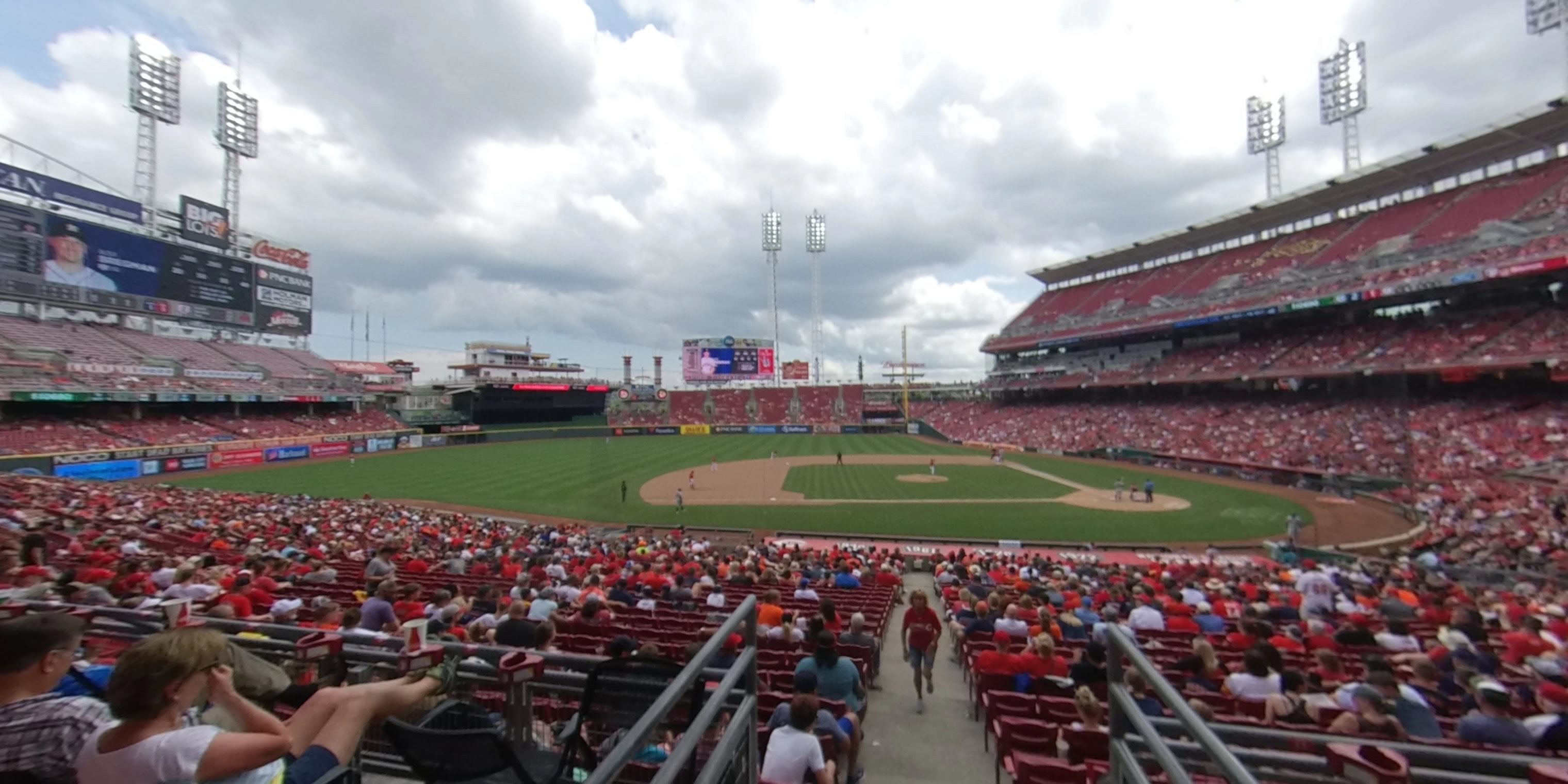 section 116 panoramic seat view  for baseball - great american ball park