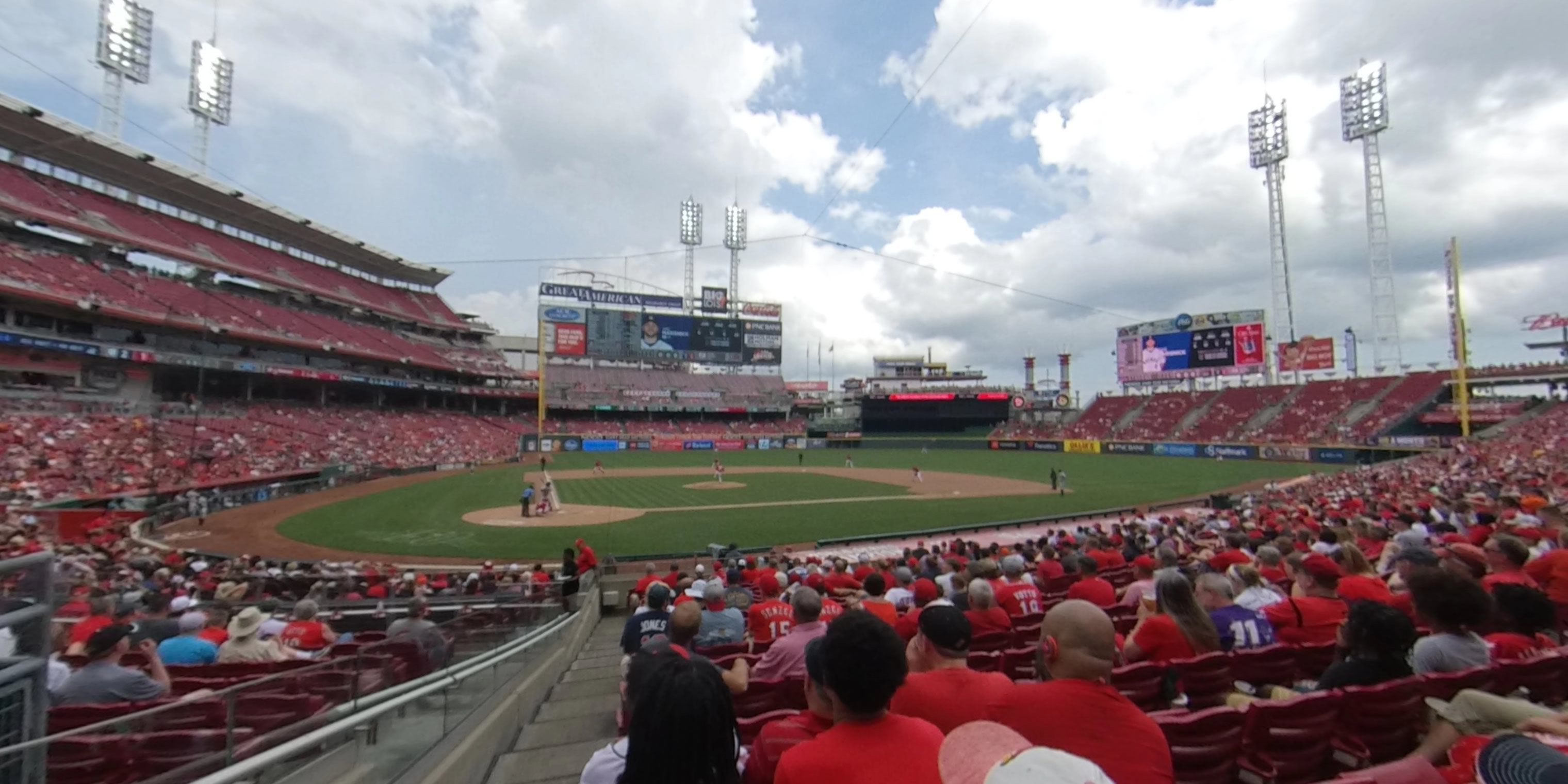 section 126 panoramic seat view  for baseball - great american ball park
