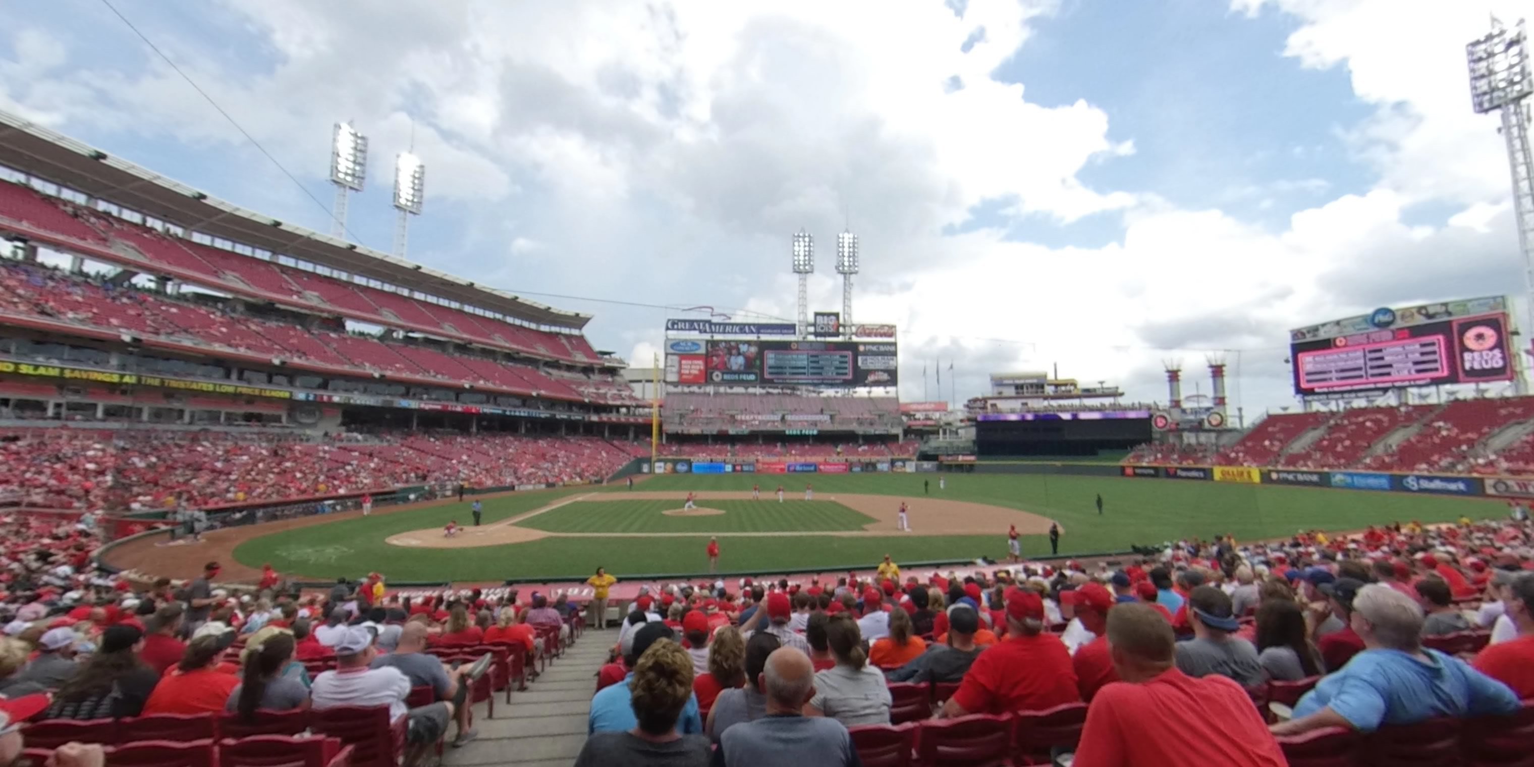 section 128 panoramic seat view  for baseball - great american ball park