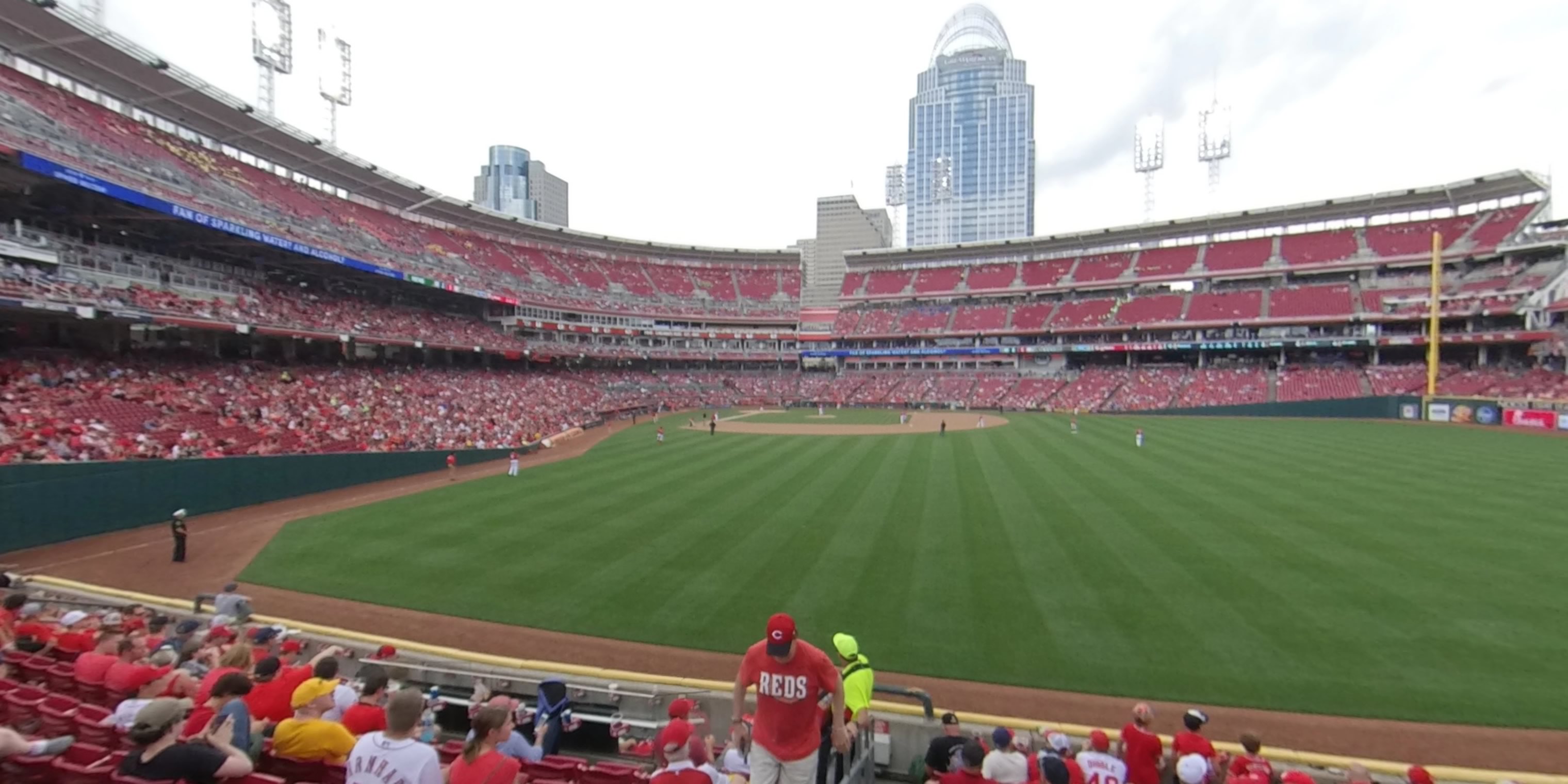 section 141 panoramic seat view  for baseball - great american ball park