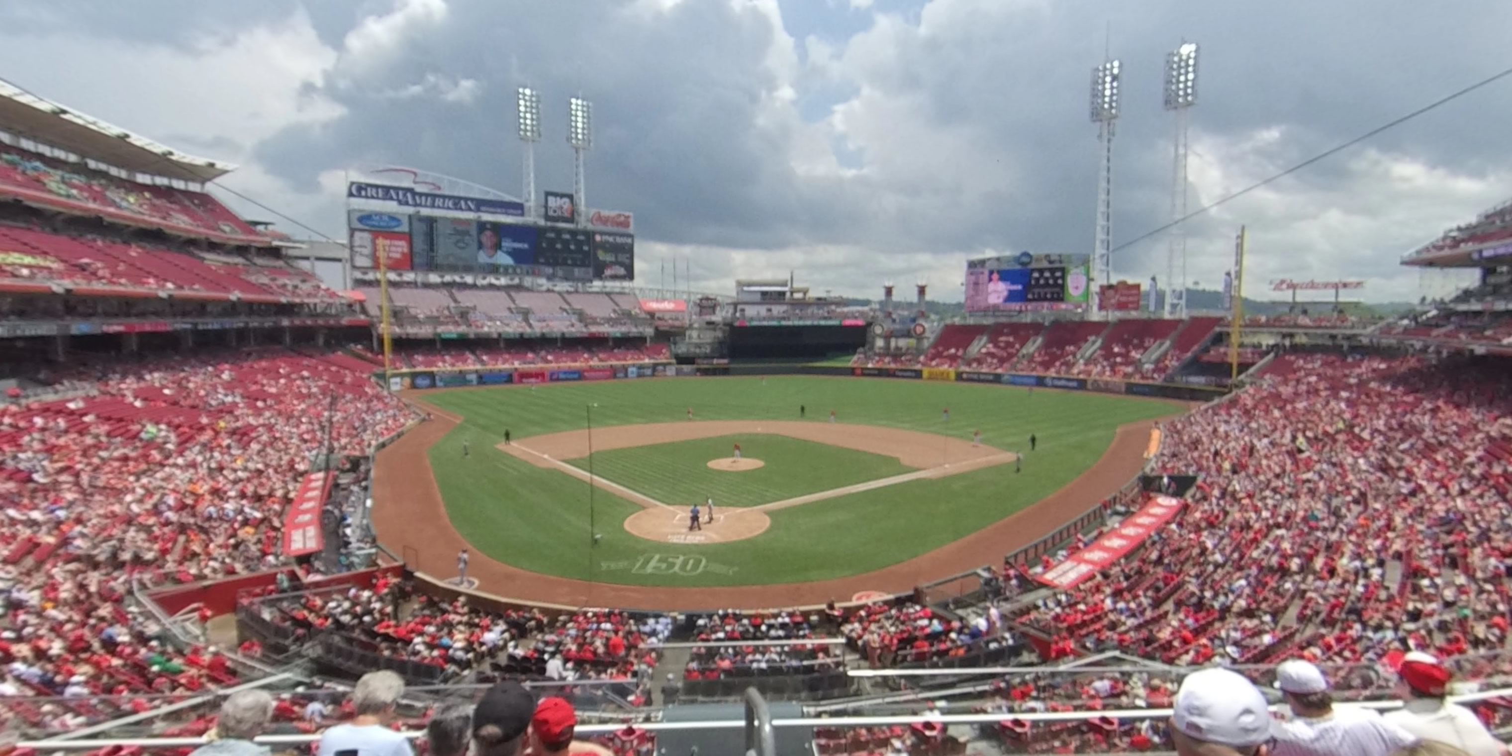 section 224 panoramic seat view  for baseball - great american ball park