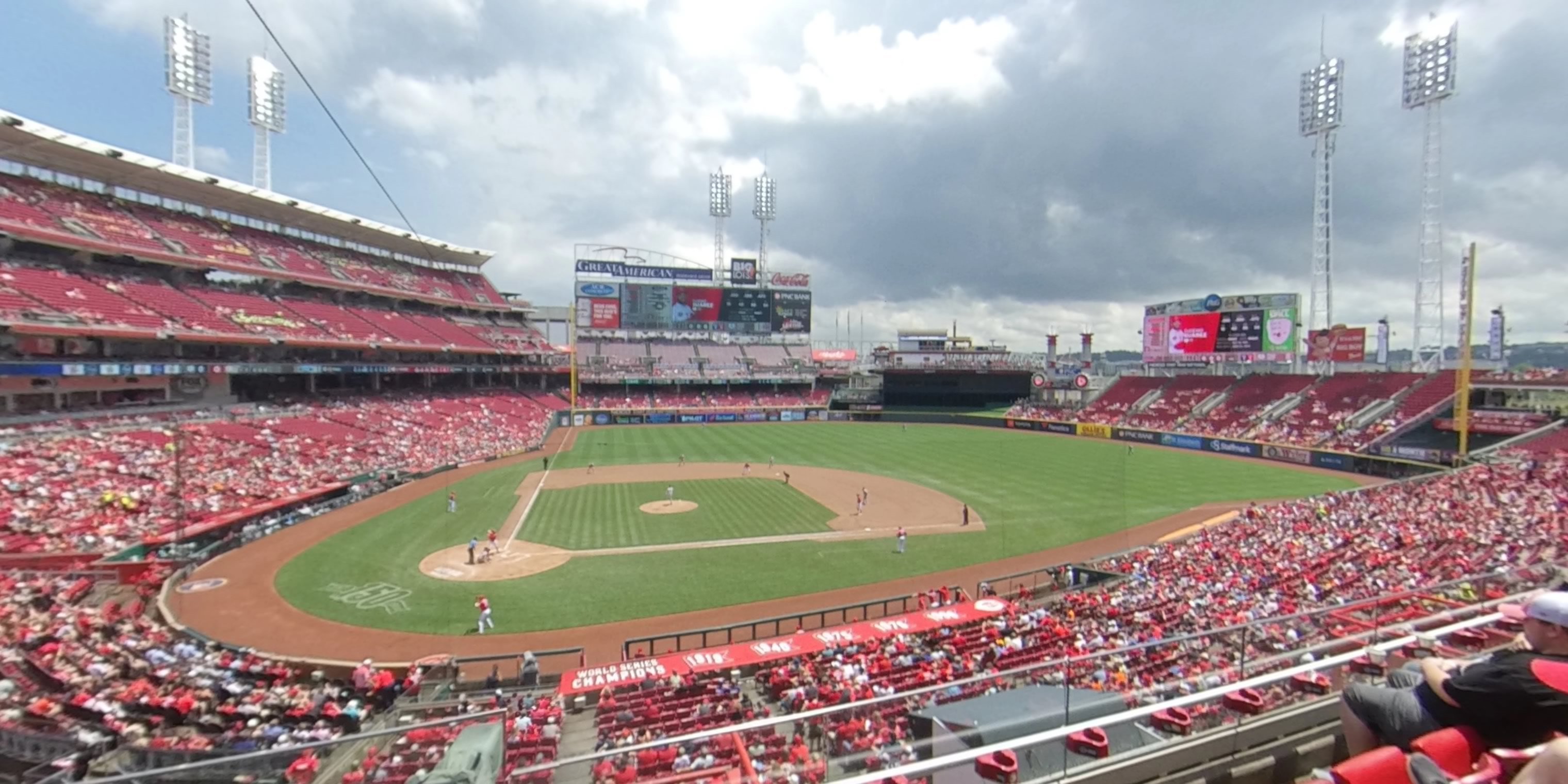 section 228 panoramic seat view  for baseball - great american ball park