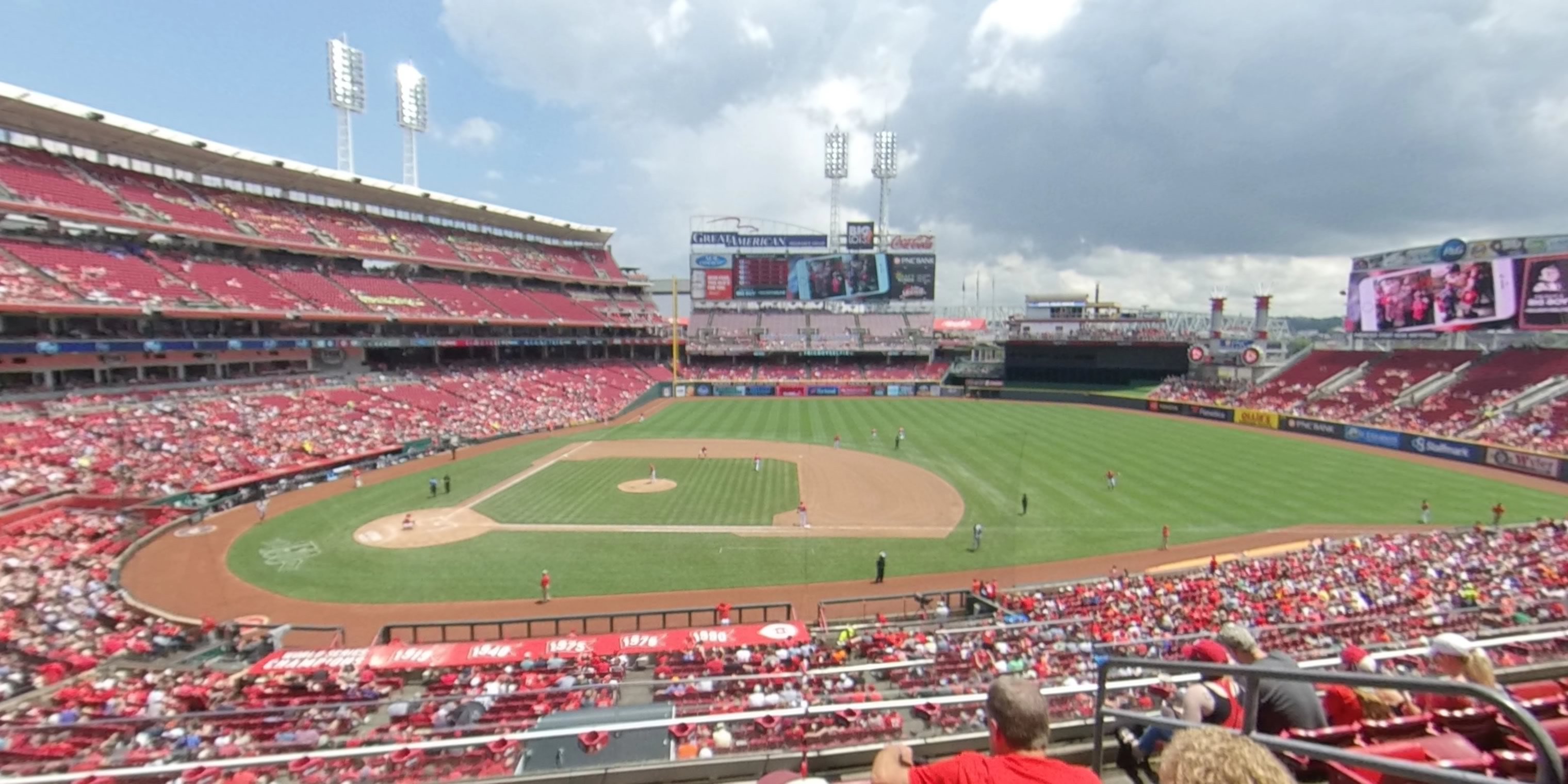 section 302 panoramic seat view  for baseball - great american ball park