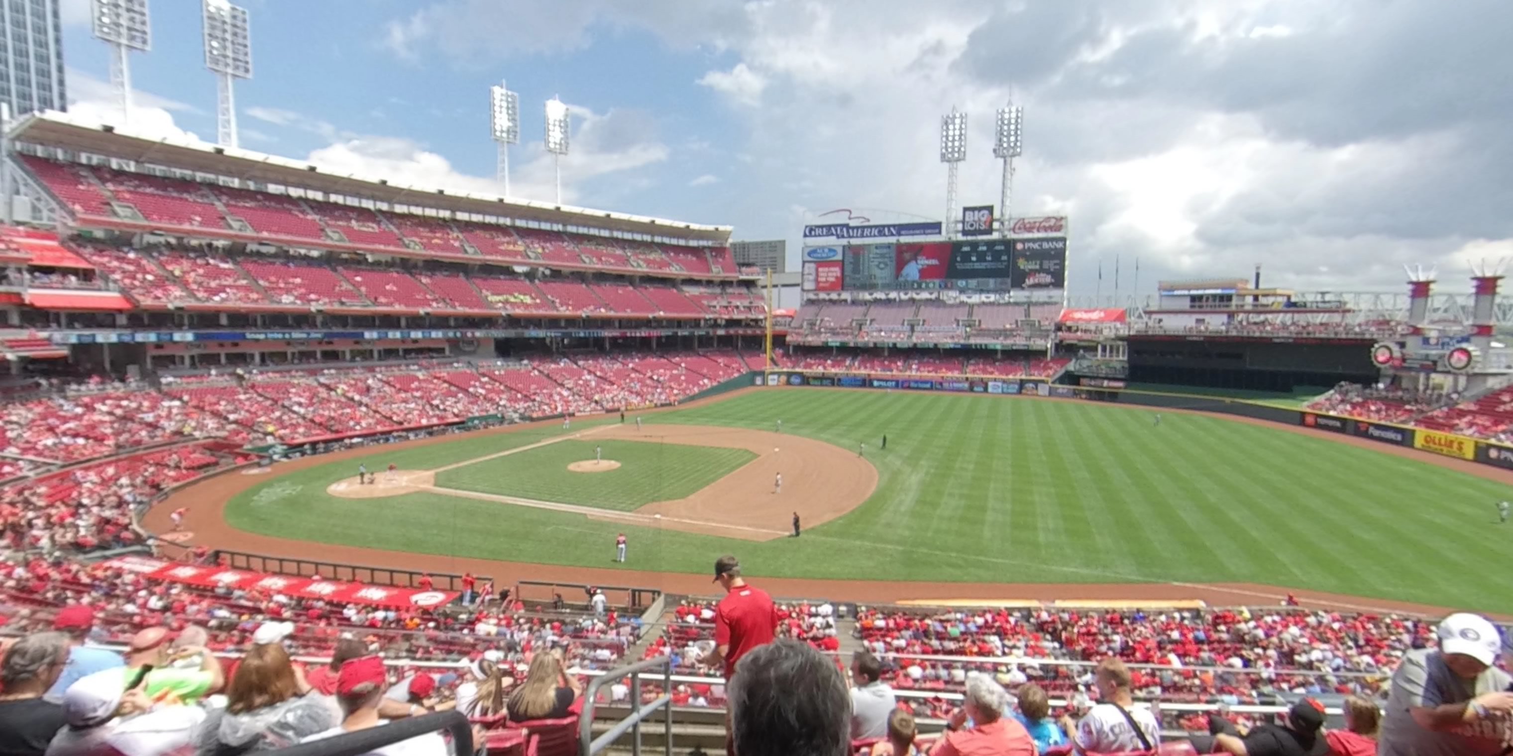 section 304 panoramic seat view  for baseball - great american ball park