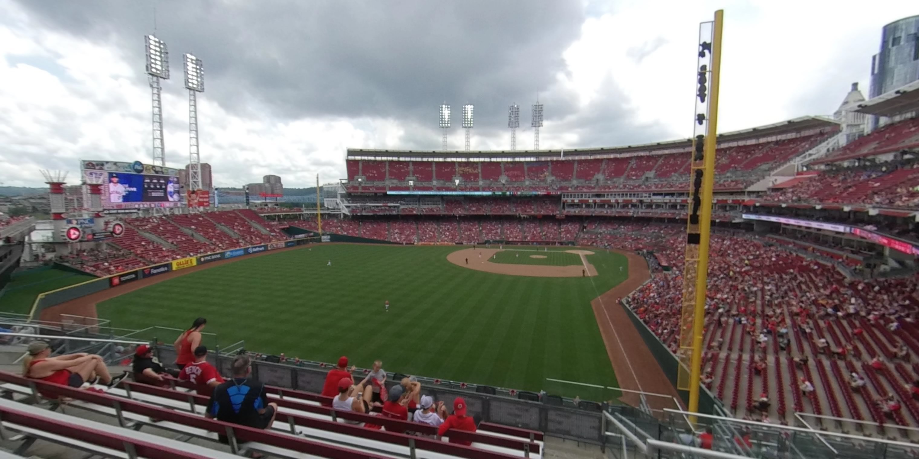 section 405 panoramic seat view  for baseball - great american ball park