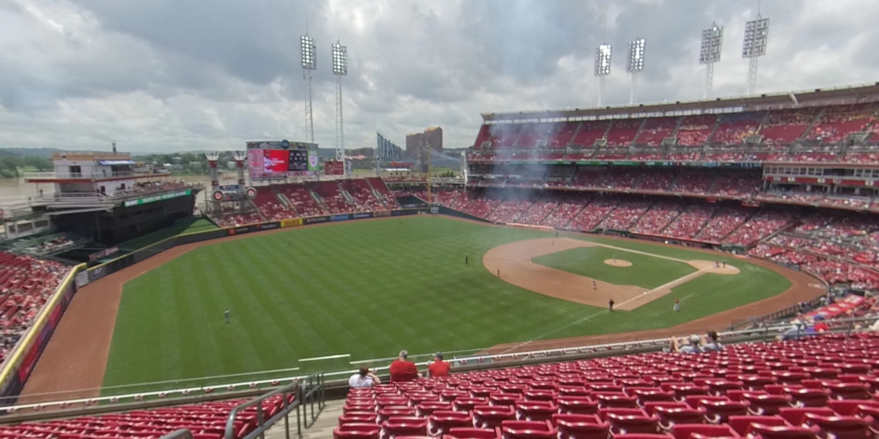 section 411 panoramic seat view  for baseball - great american ball park