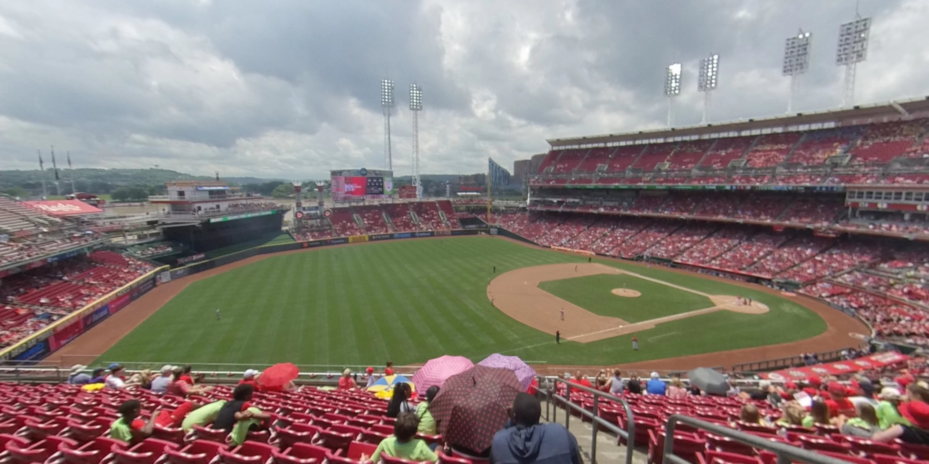 section 413 panoramic seat view  for baseball - great american ball park