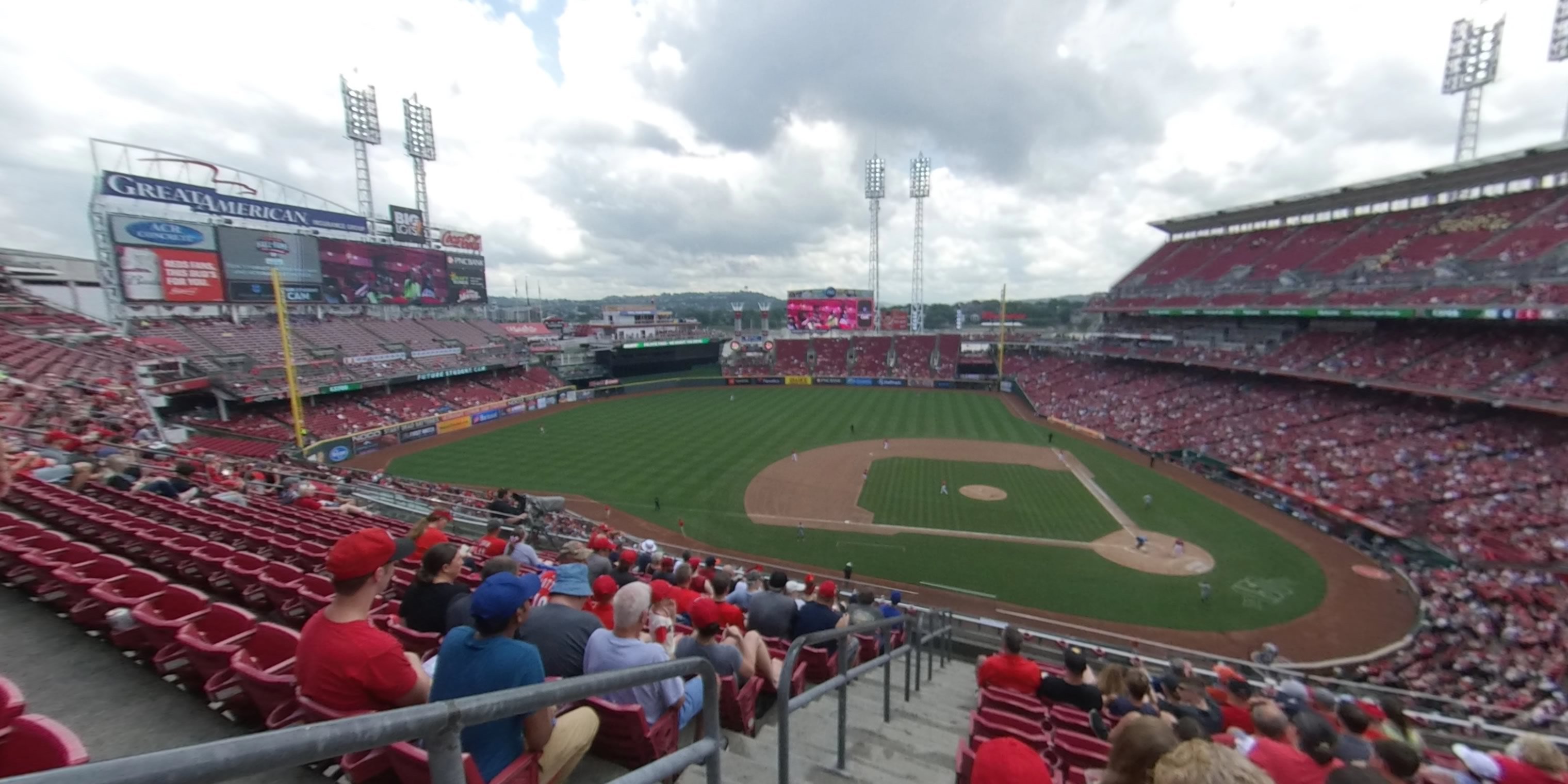 section 417 panoramic seat view  for baseball - great american ball park