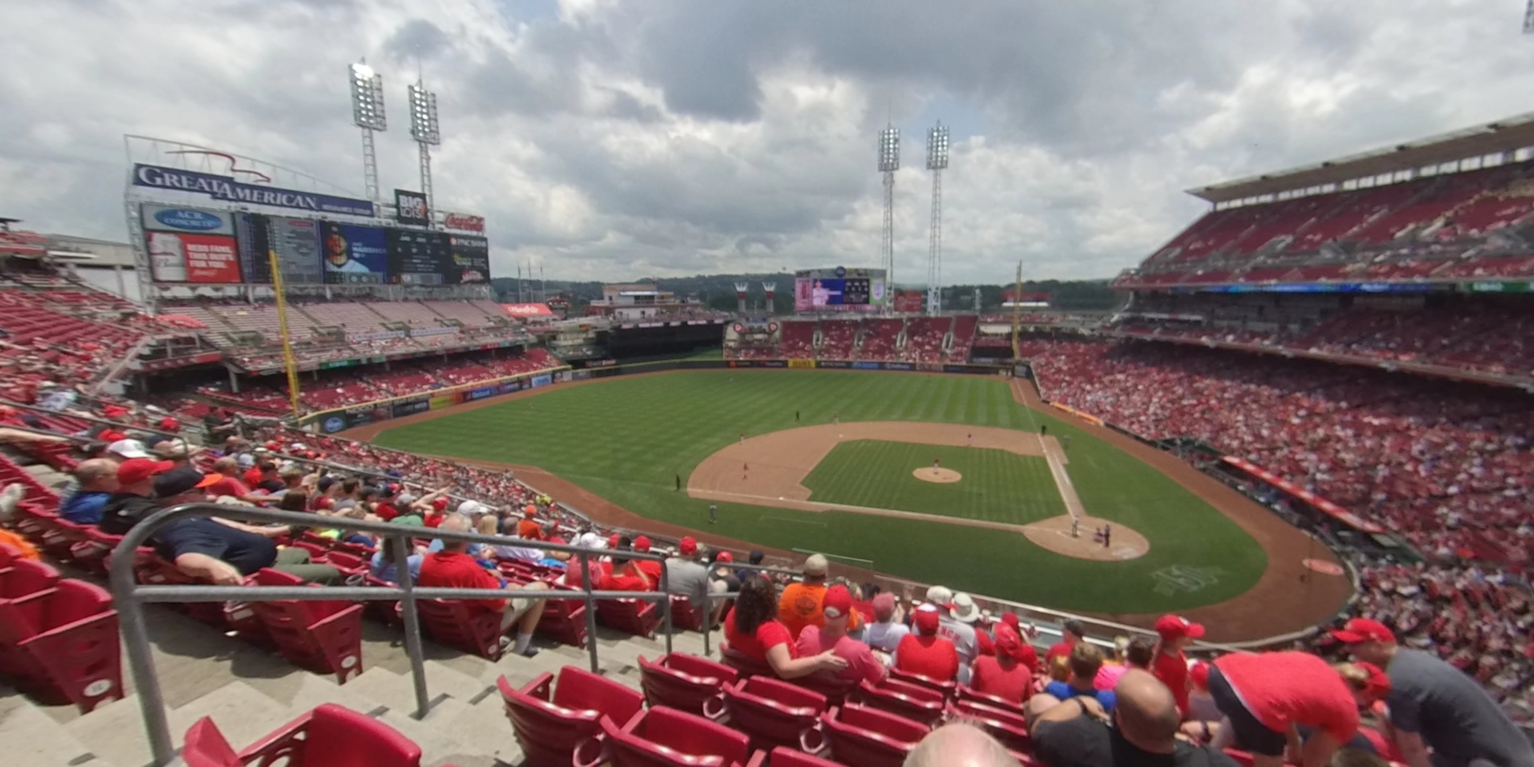 section 419 panoramic seat view  for baseball - great american ball park