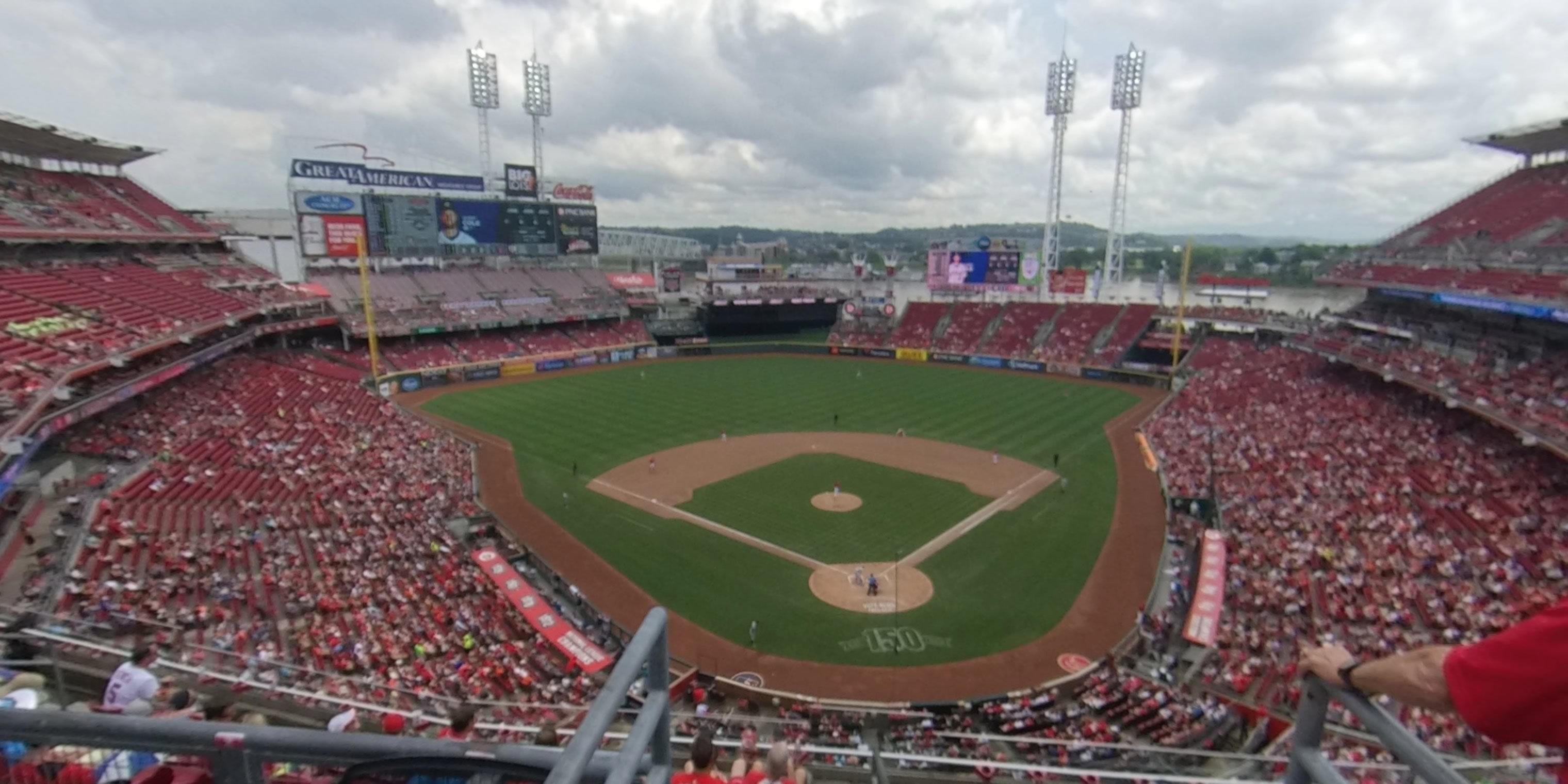 section 422 panoramic seat view  for baseball - great american ball park