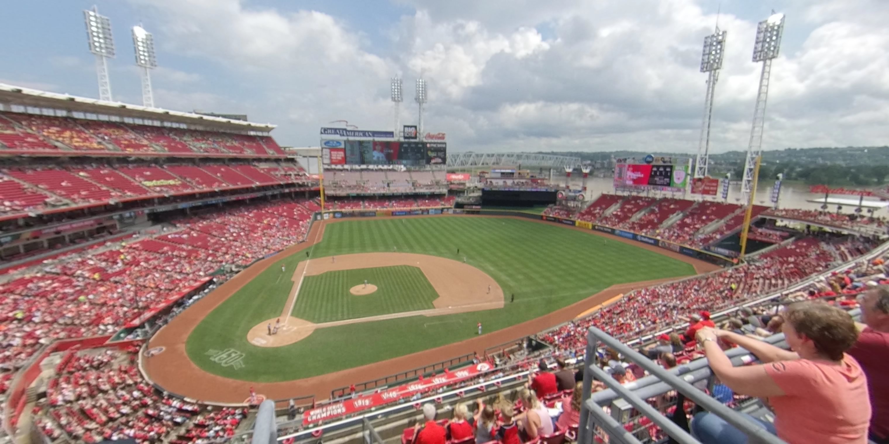 section 428 panoramic seat view  for baseball - great american ball park