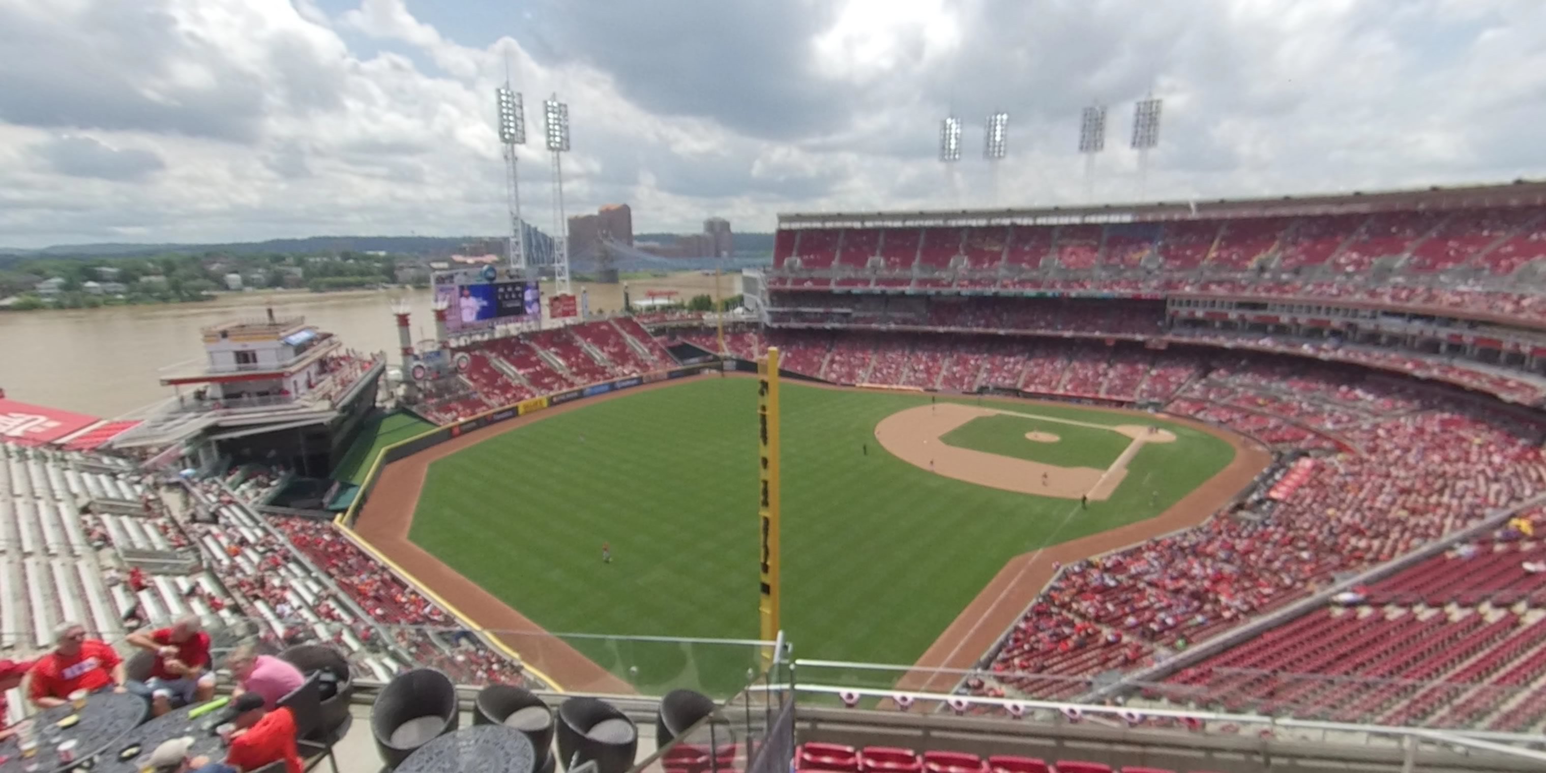 section 509 panoramic seat view  for baseball - great american ball park