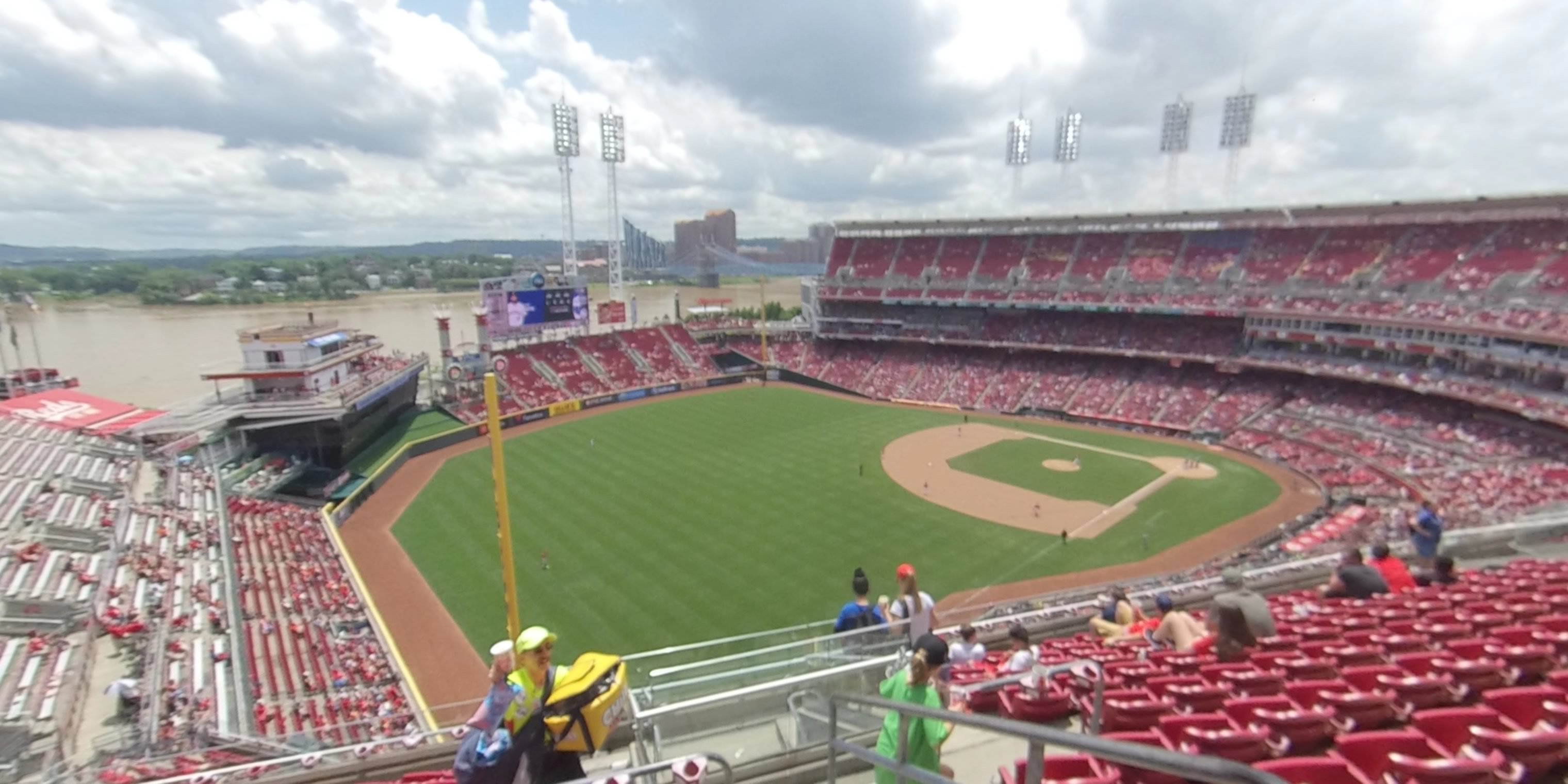 section 510 panoramic seat view  for baseball - great american ball park