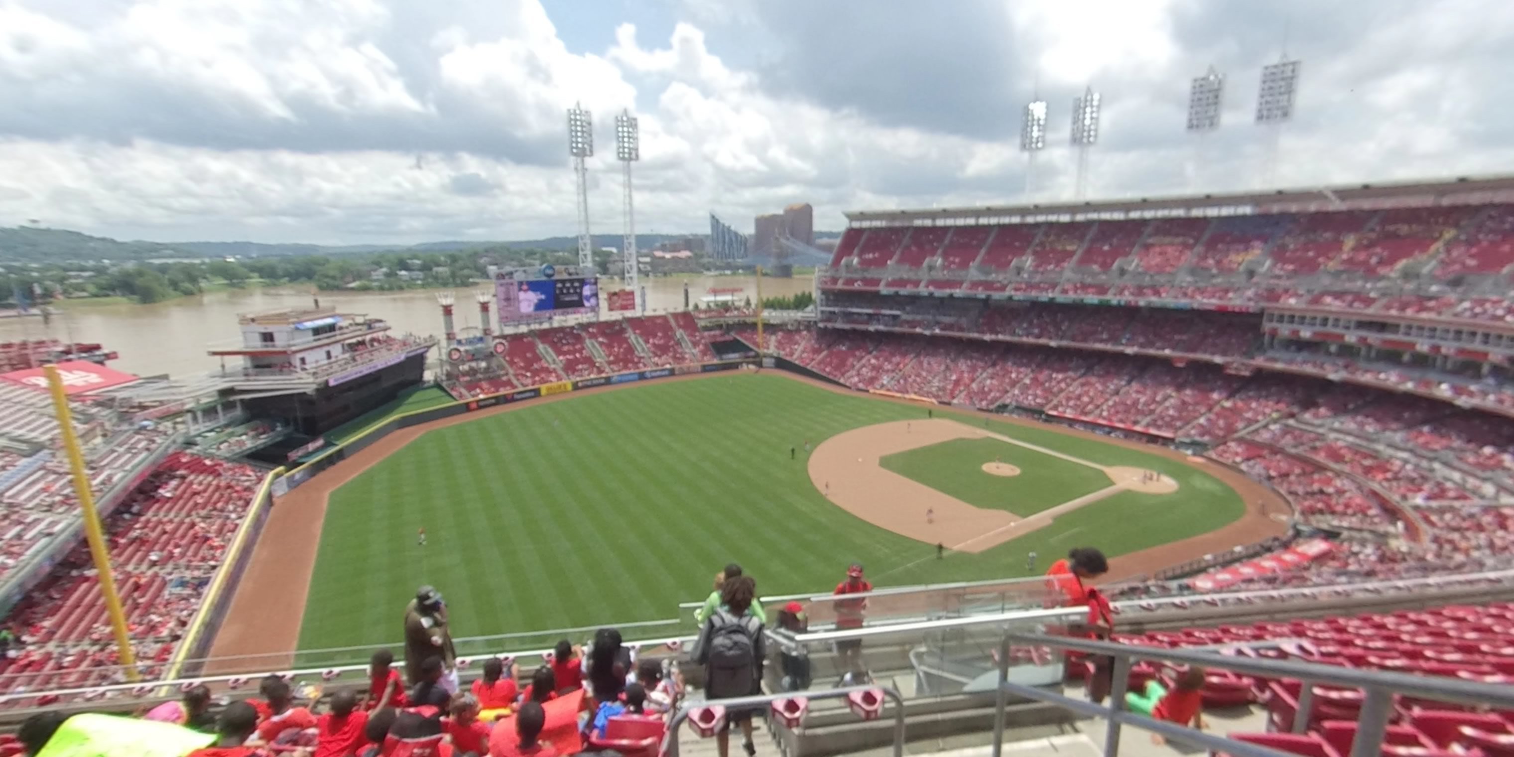 section 512 panoramic seat view  for baseball - great american ball park