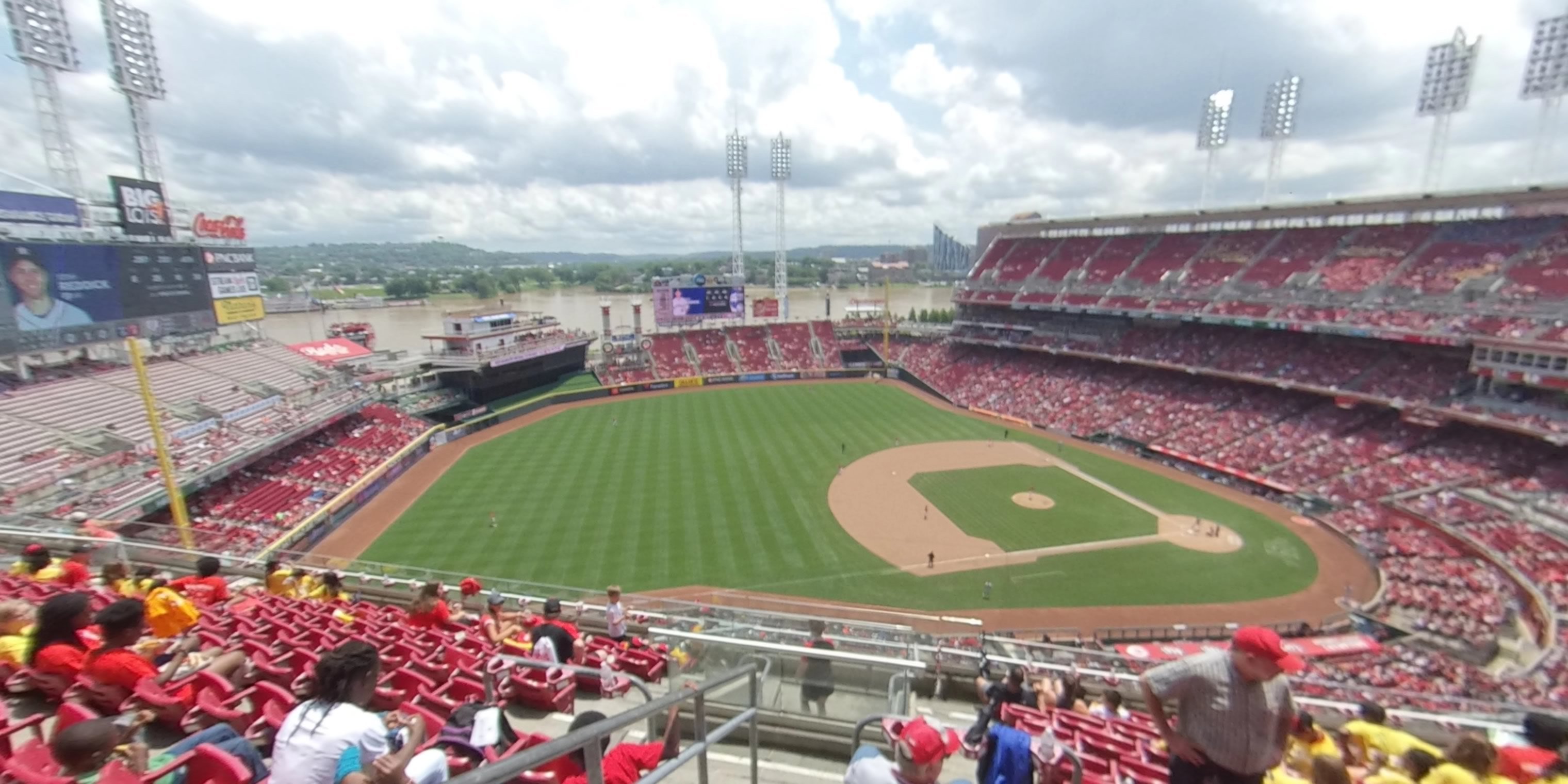 section 514 panoramic seat view  for baseball - great american ball park