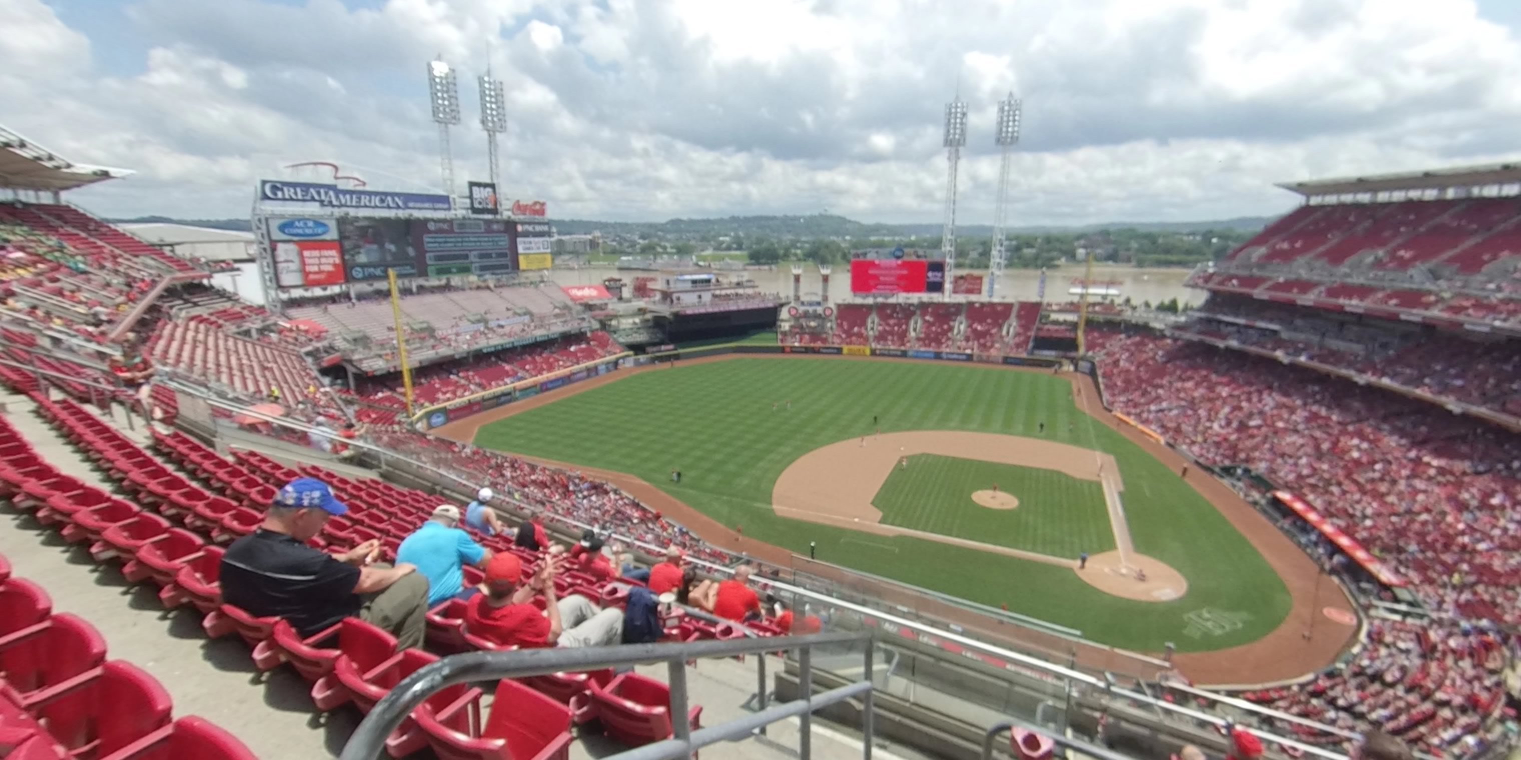 section 518 panoramic seat view  for baseball - great american ball park