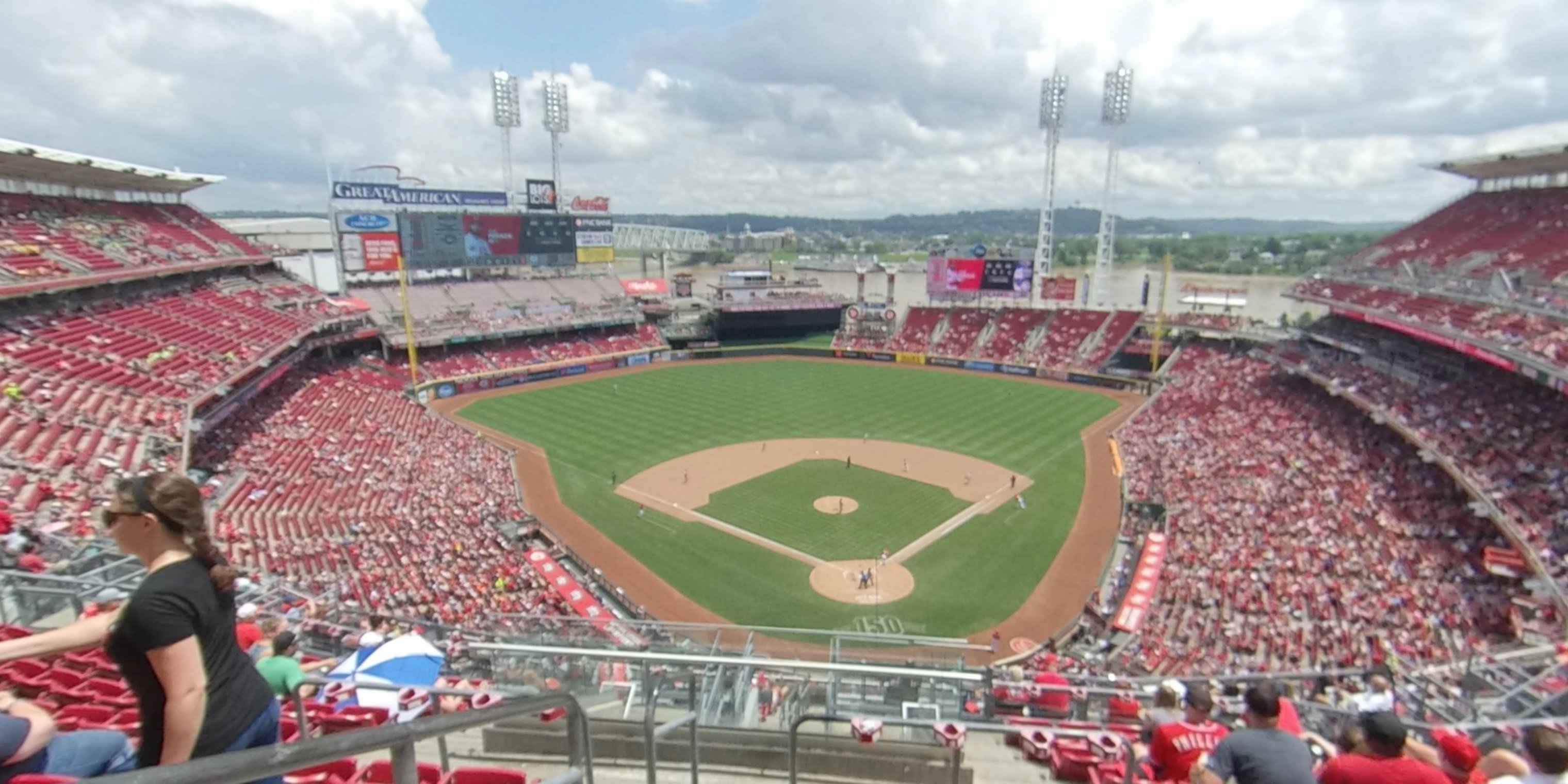 section 522 panoramic seat view  for baseball - great american ball park