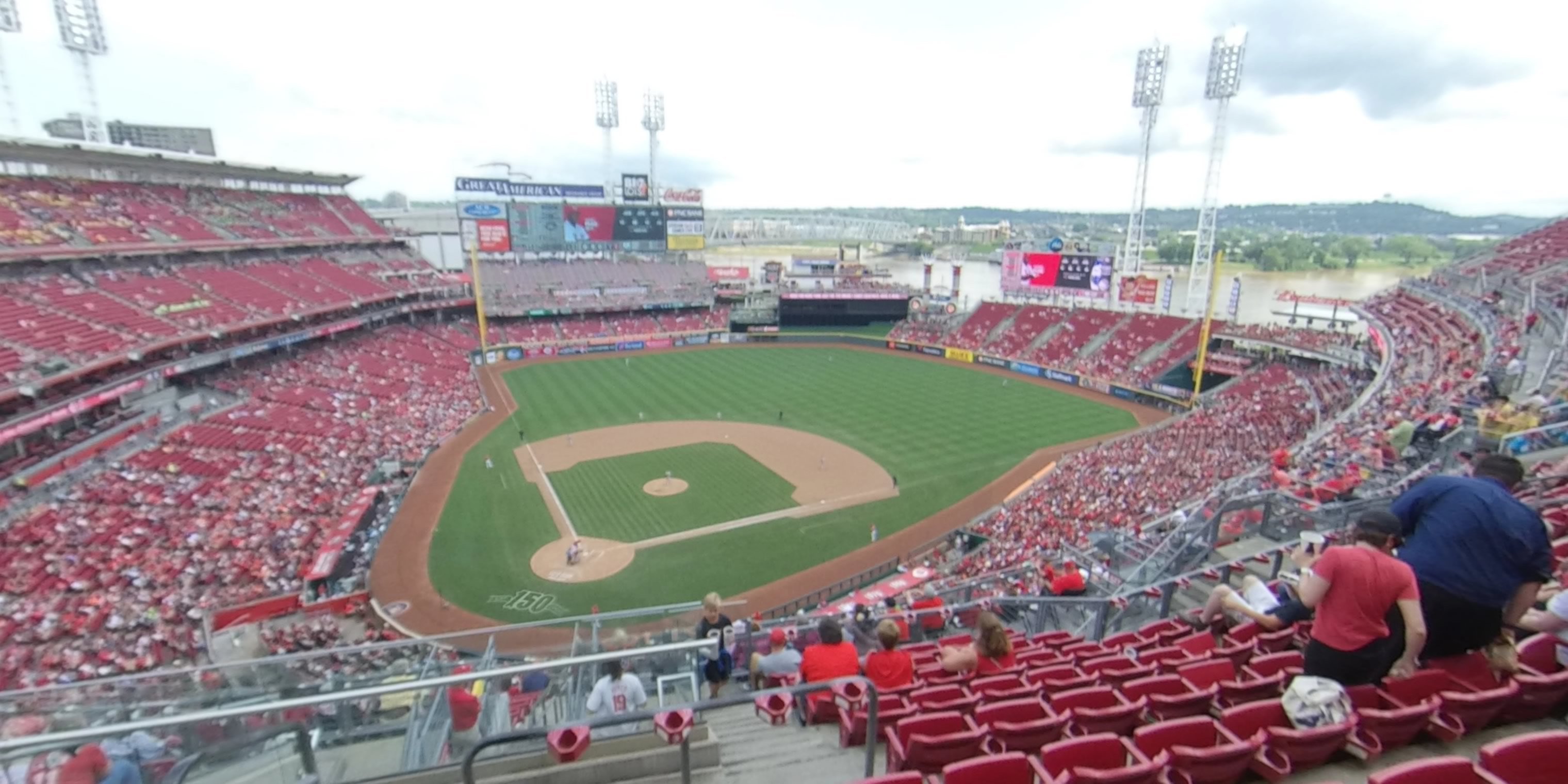 section 526 panoramic seat view  for baseball - great american ball park