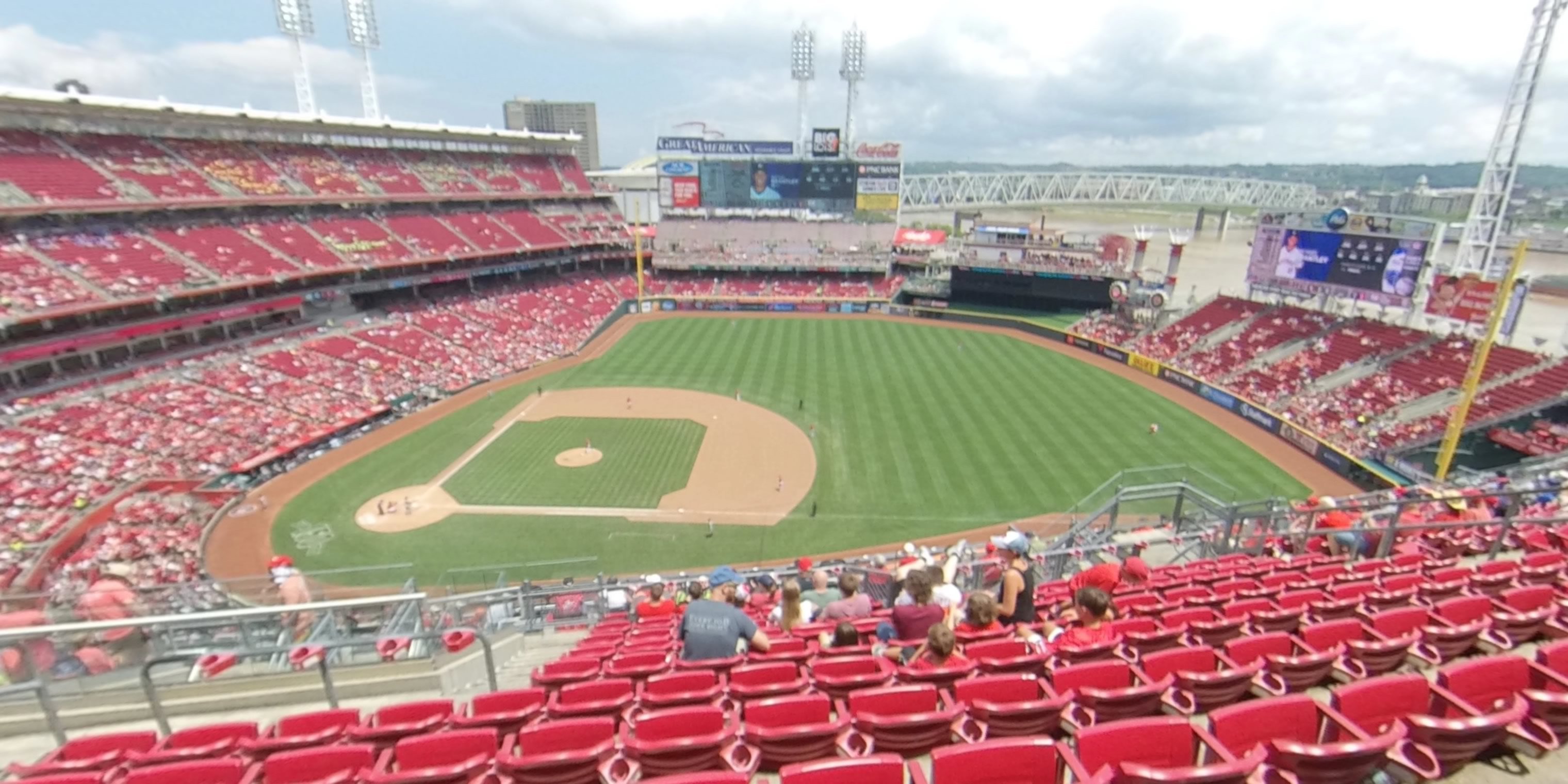 section 530 panoramic seat view  for baseball - great american ball park