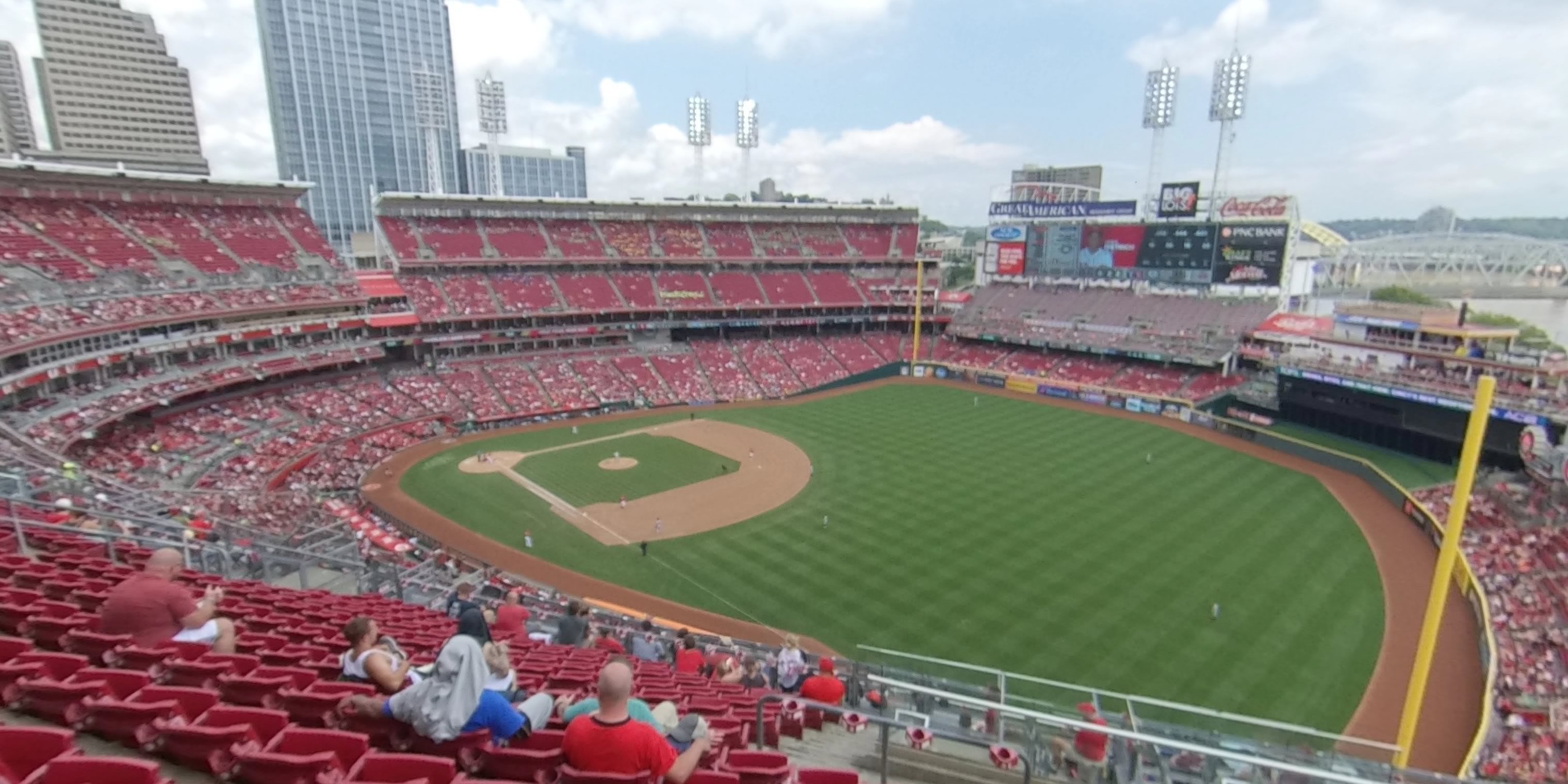 section 537 panoramic seat view  for baseball - great american ball park