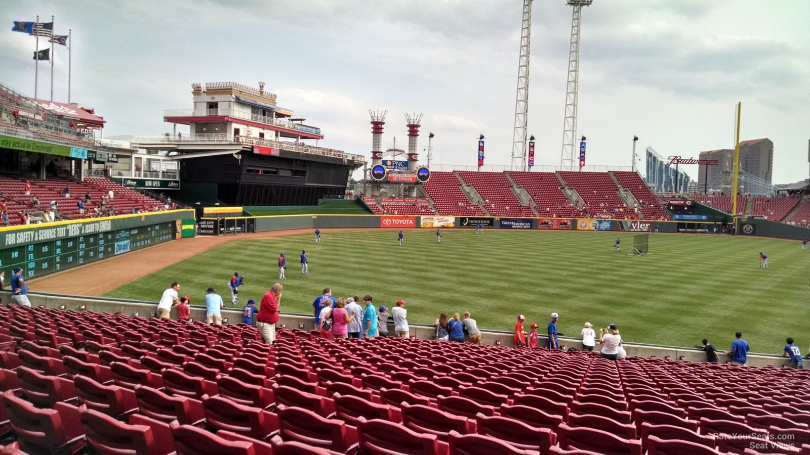 Reds Seating Chart Section 110