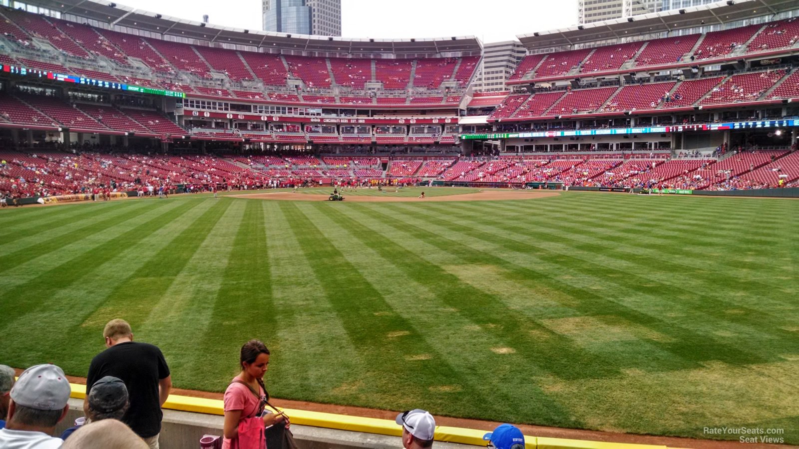 section 145, row e seat view  for baseball - great american ball park