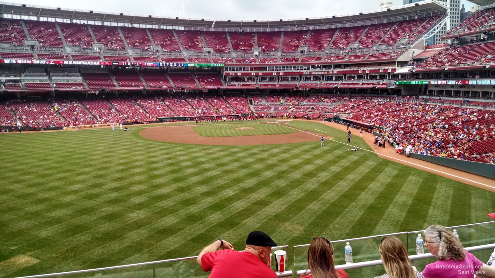 section 403, row d seat view  for baseball - great american ball park
