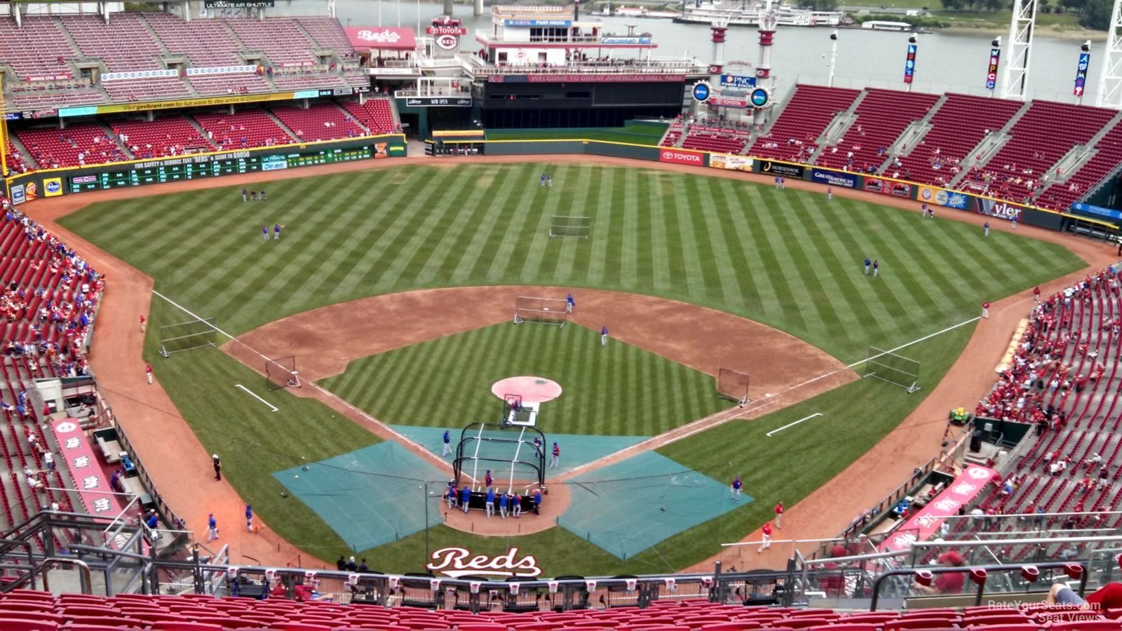 Section 524 at Great American Ball Park Cincinnati Reds
