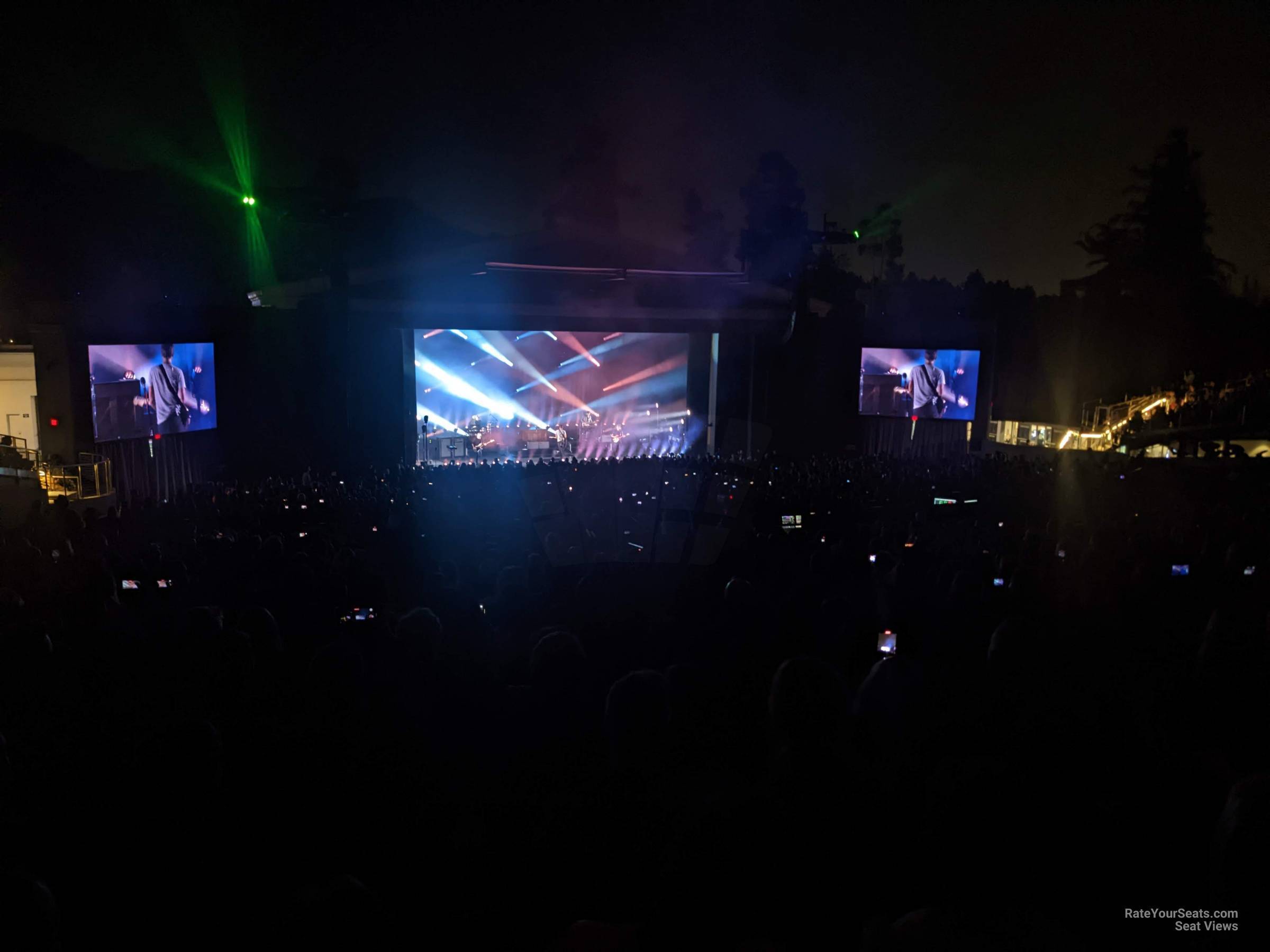 section bl, row w seat view - greek theatre - los angeles