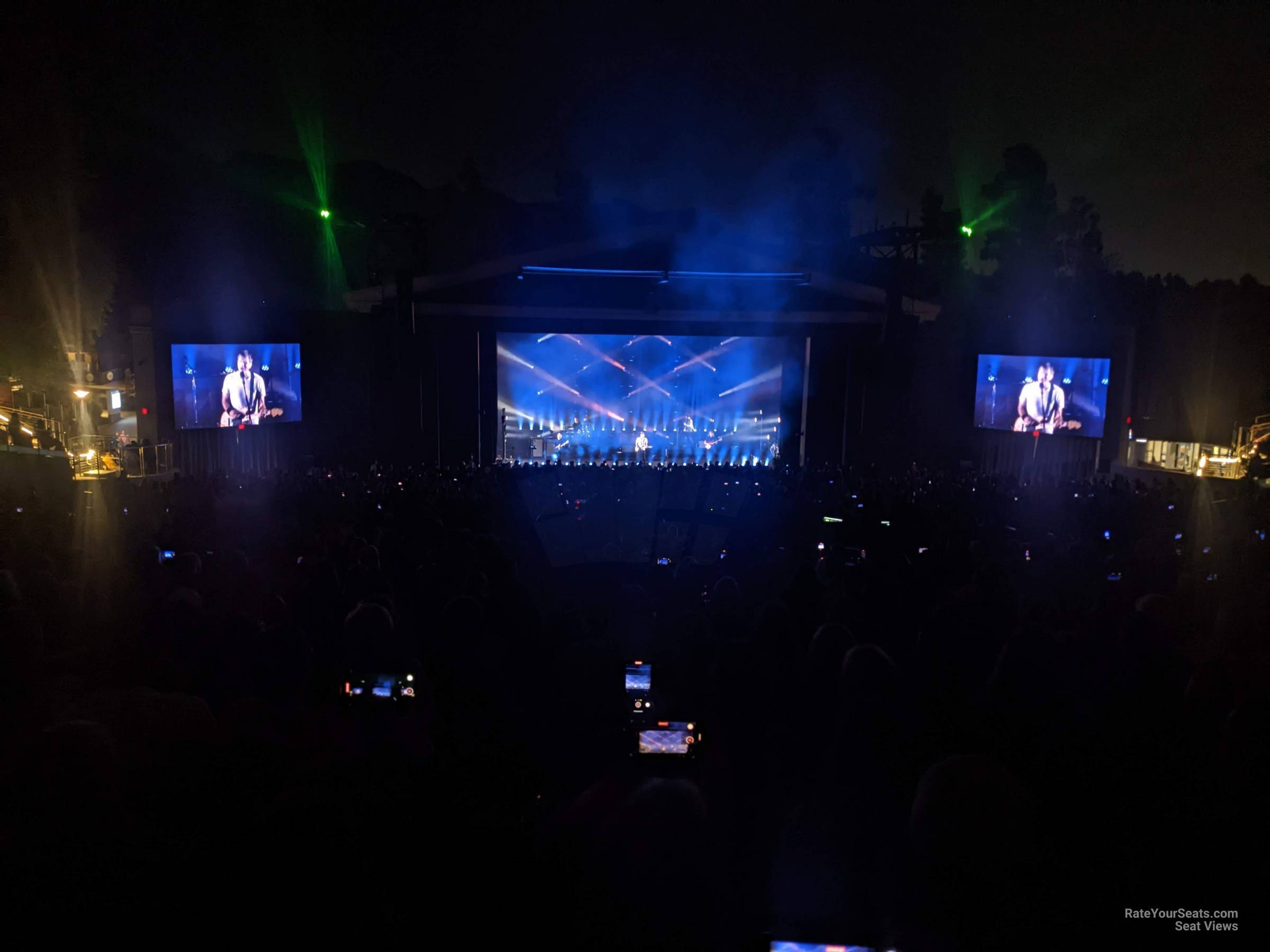 section blc, row w seat view  - greek theatre - los angeles