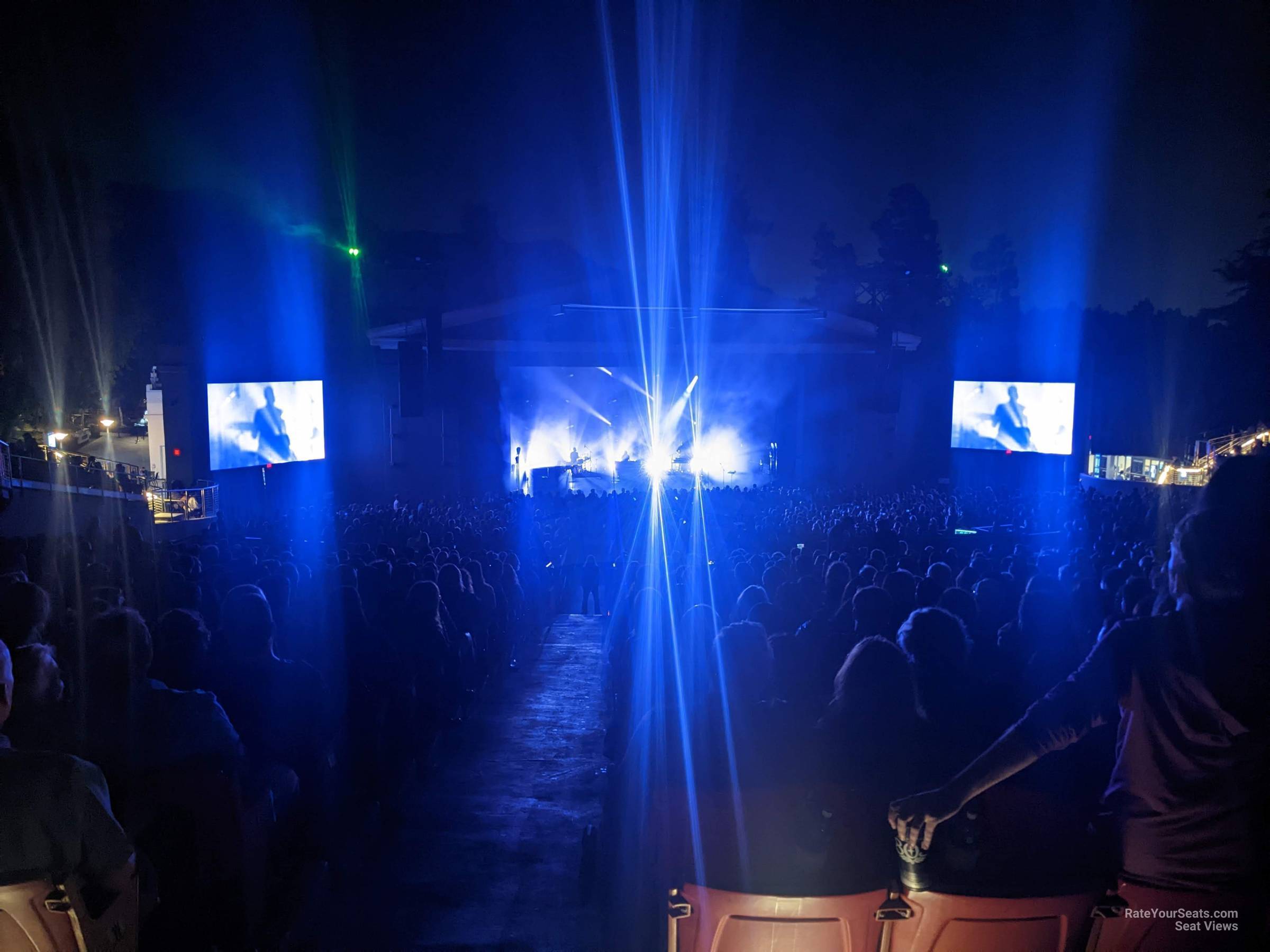 section cl, row a seat view  - greek theatre - los angeles