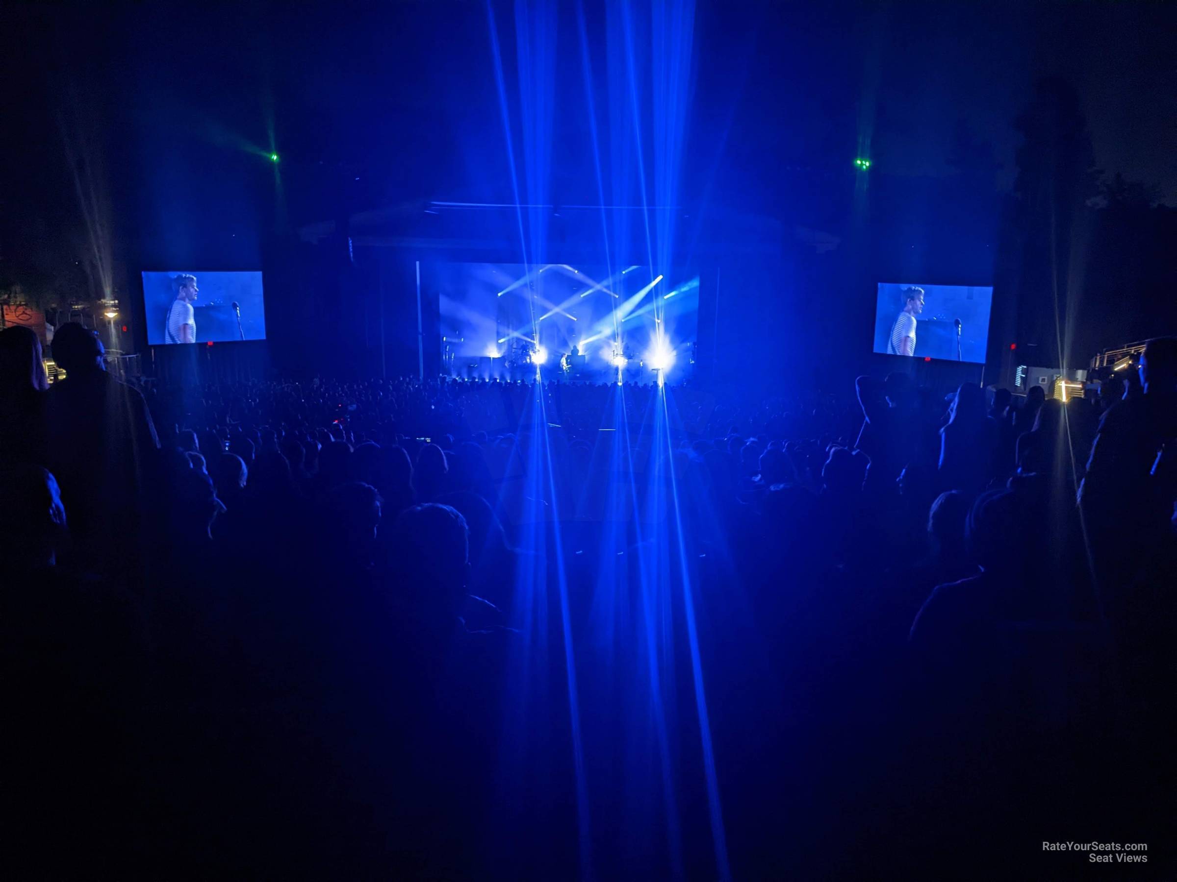 section crc, row a seat view  - greek theatre - los angeles