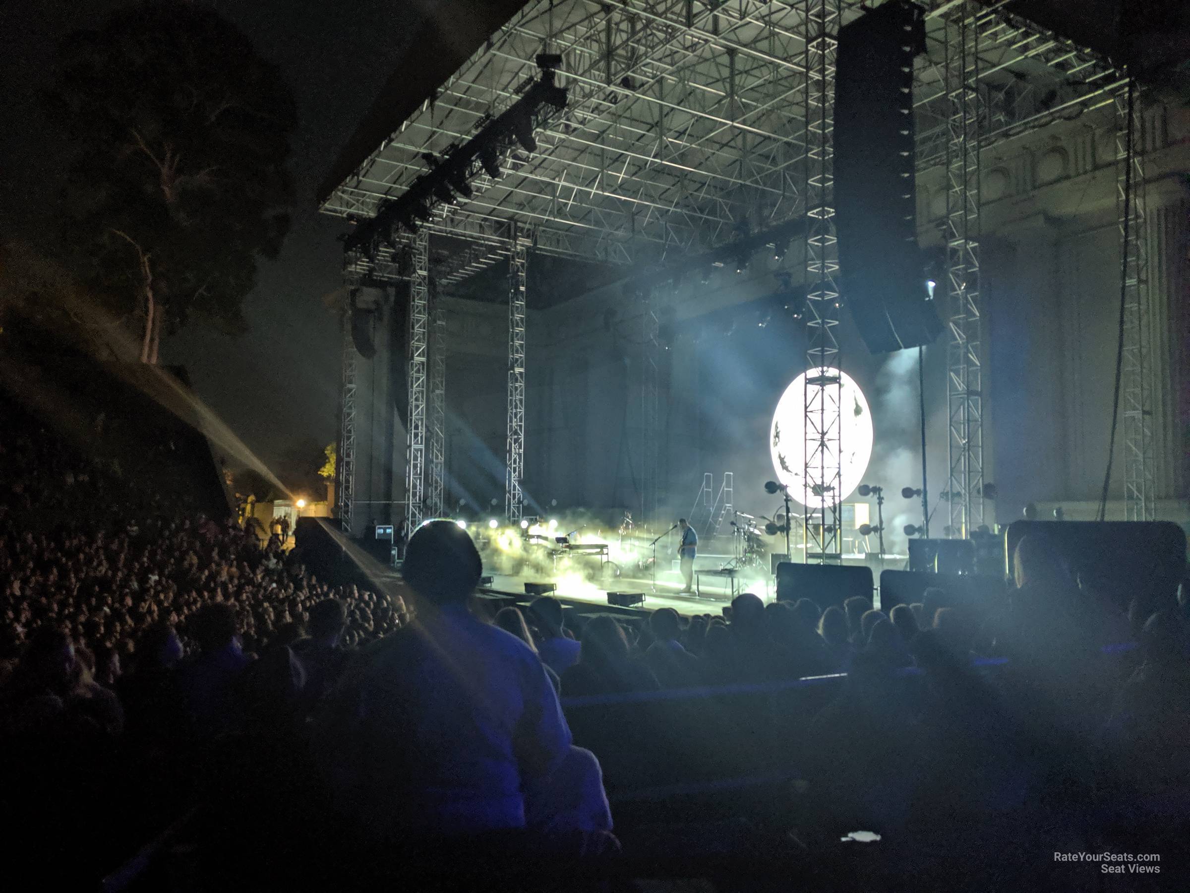 section a, row 11 seat view  - greek theatre - berkeley