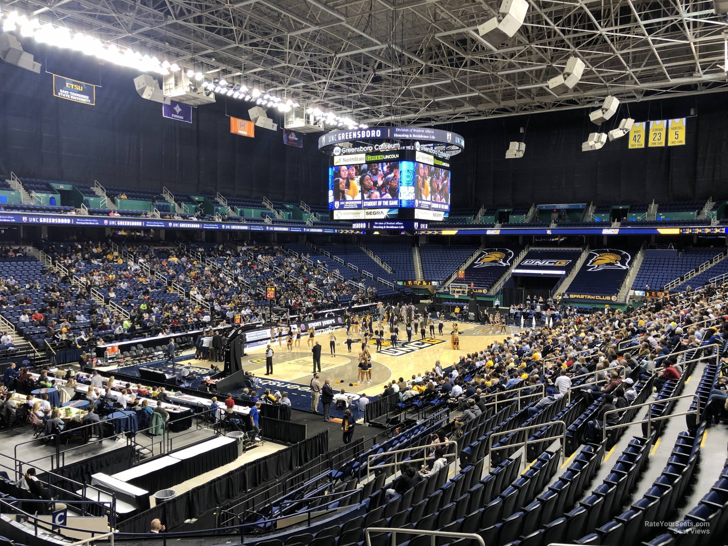 Section 120 At Greensboro Coliseum
