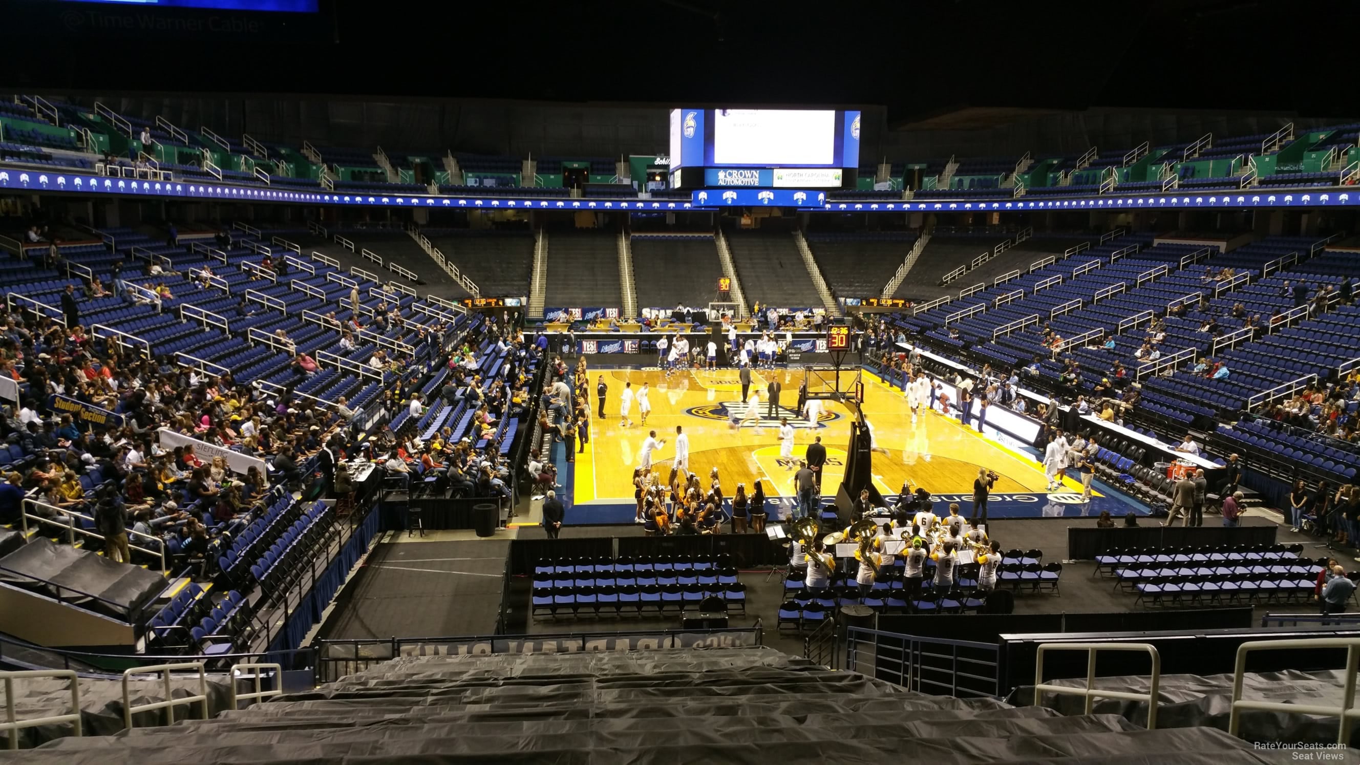 Greensboro Coliseum Section 132 UNC Greensboro Basketball
