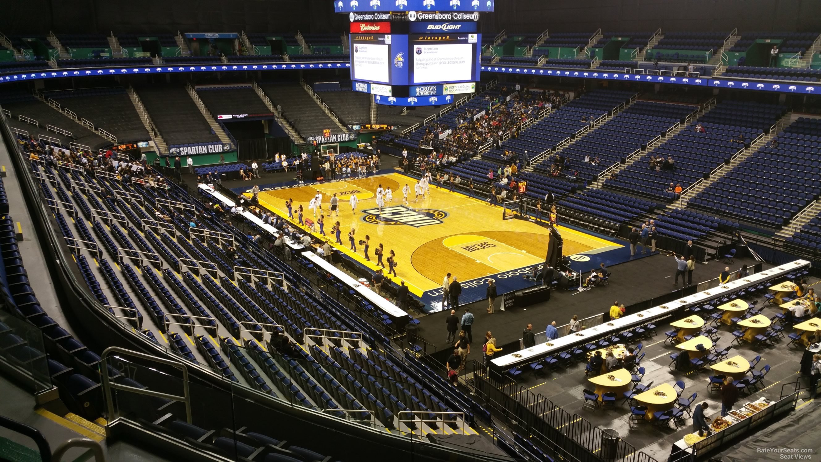 Greensboro Coliseum Seating Chart For Basketball