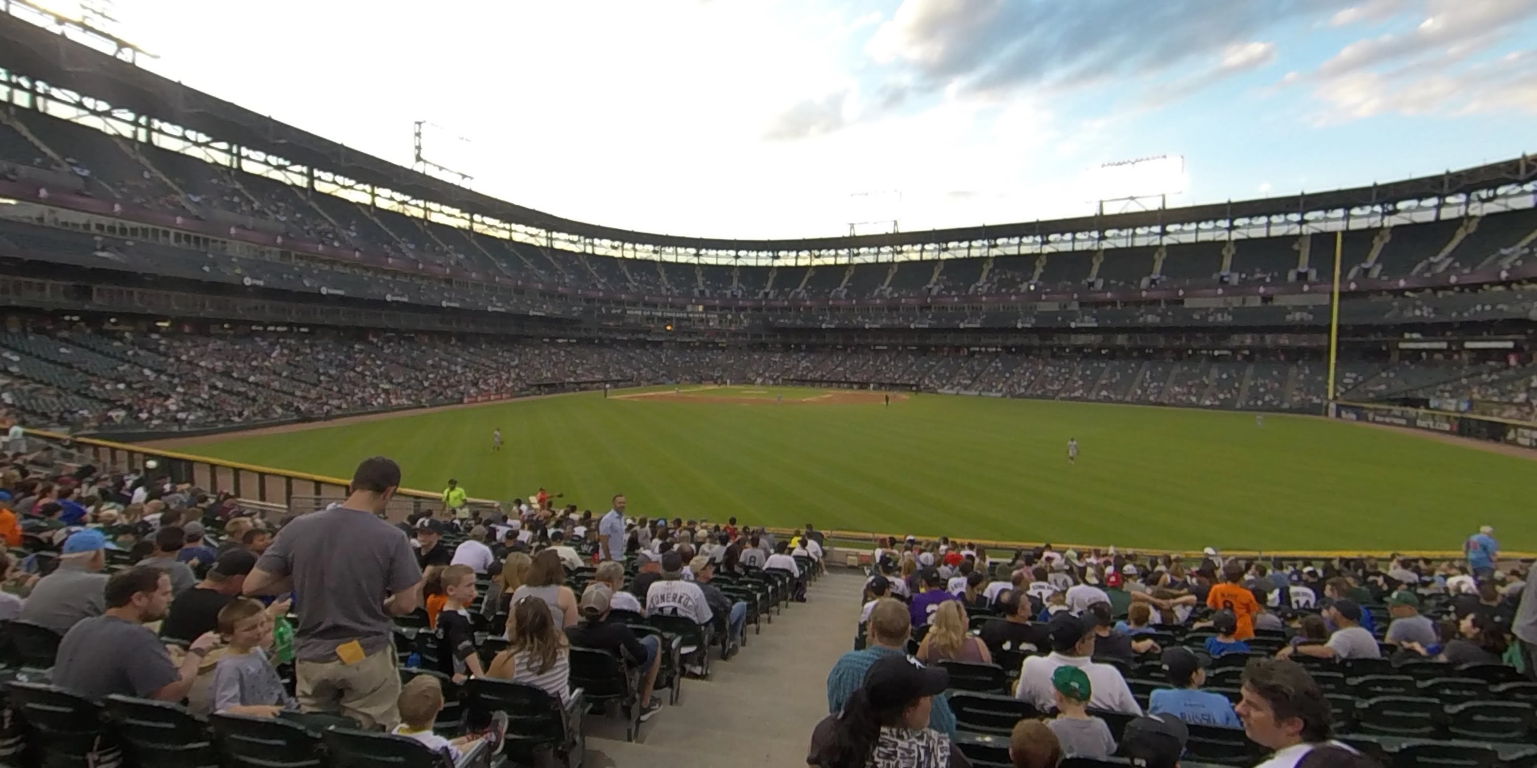 section 102 panoramic seat view  - guaranteed rate field