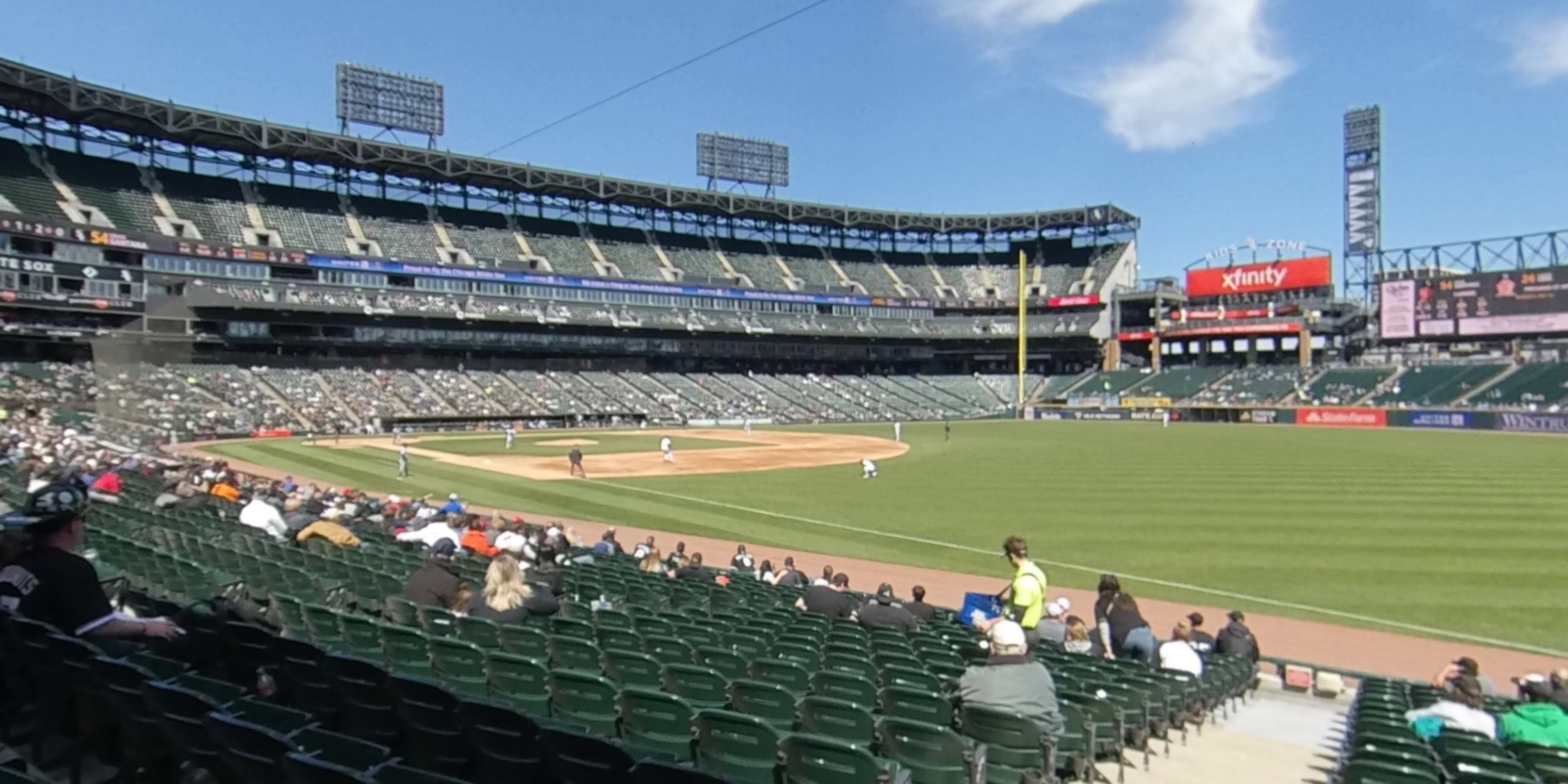 section 114 panoramic seat view  - guaranteed rate field